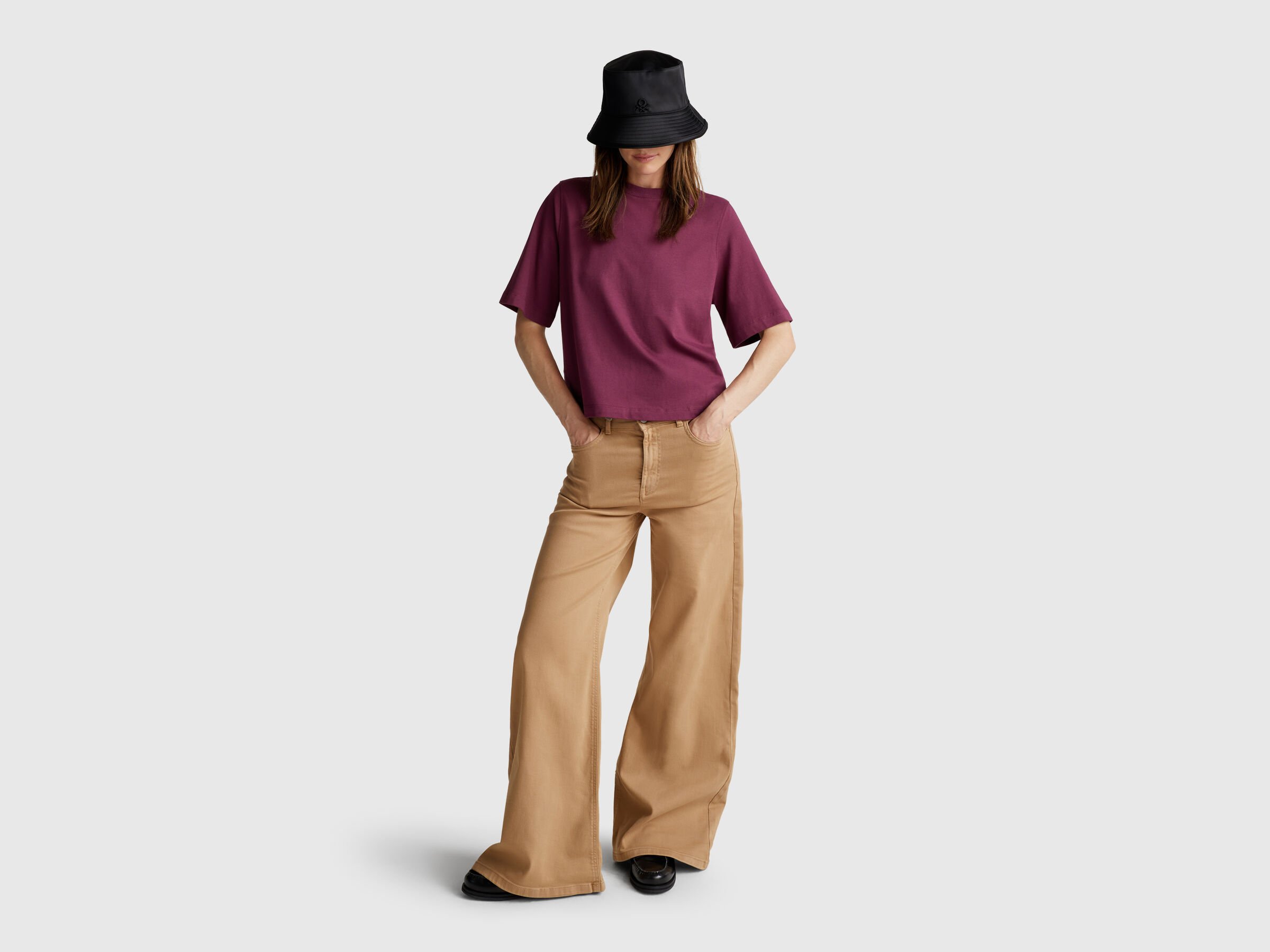 T-shirt coupe boxy 100% coton – Image 3