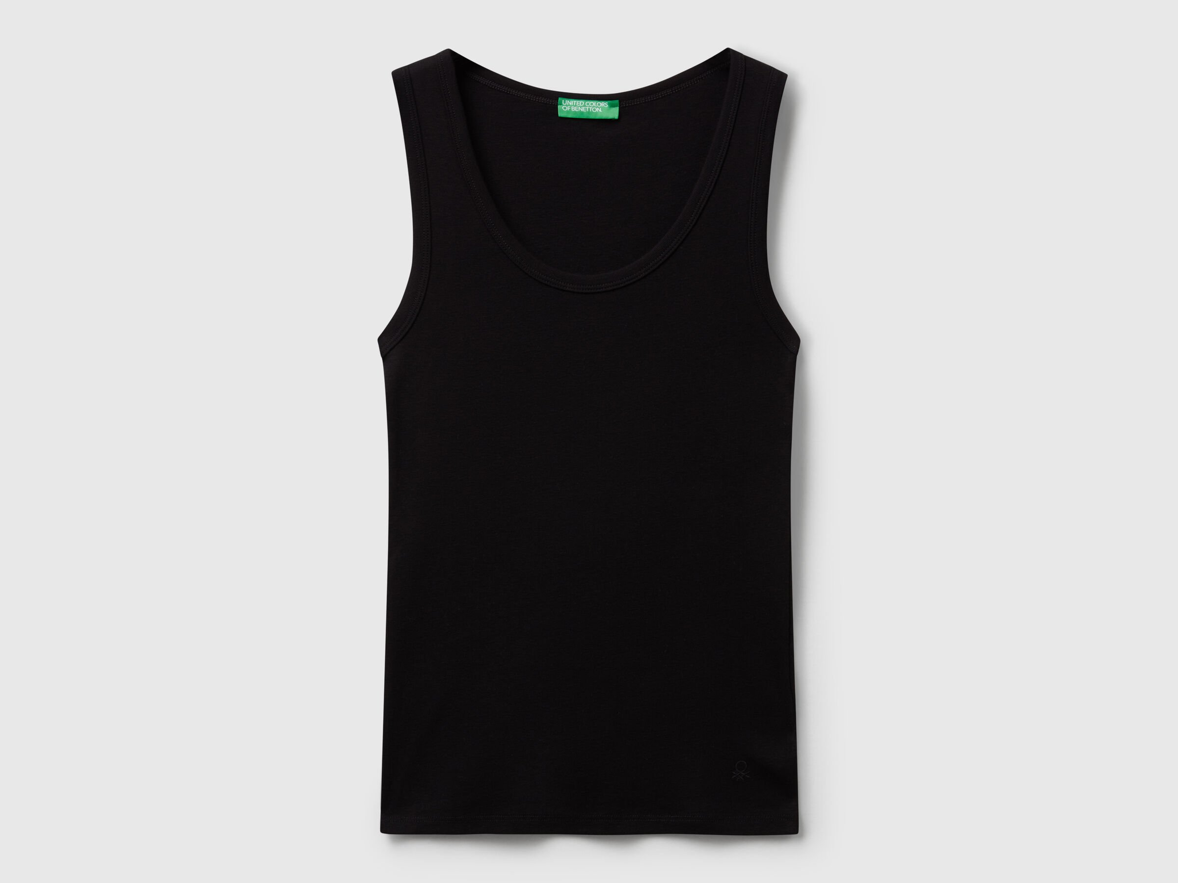 Débardeur noir en pur coton – Image 4