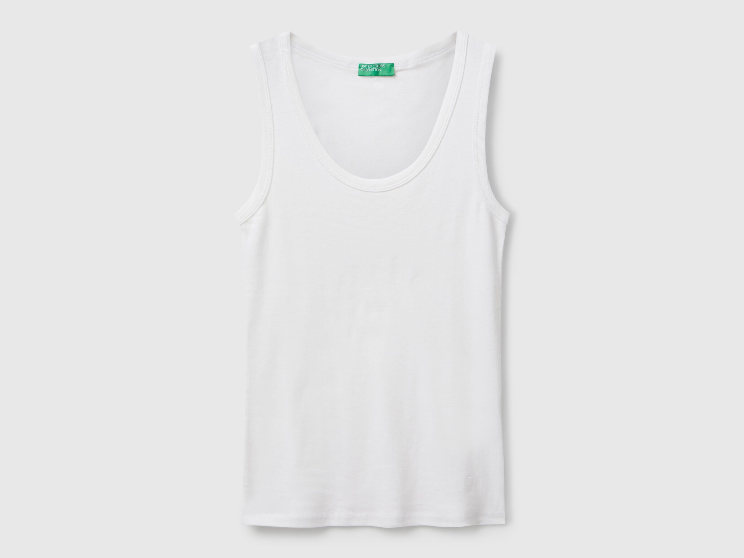Débardeur blanc en pur coton – Image 4