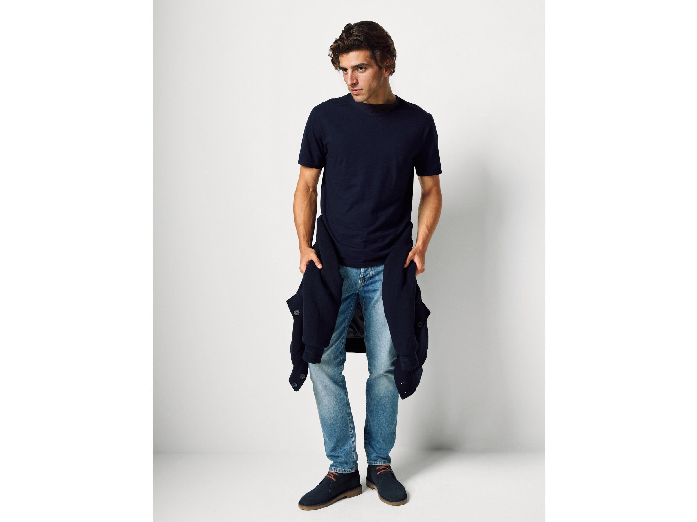 T-shirt en coton flammé T-shirt en coton flammé
