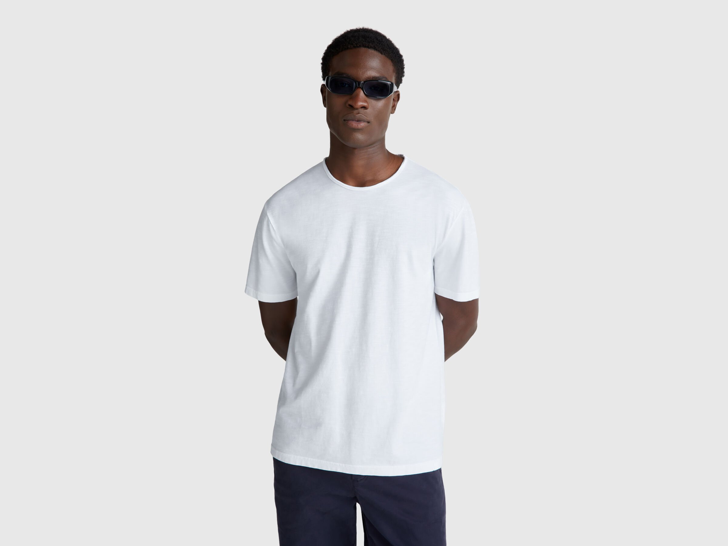 T-shirt en coton flammé T-shirt en coton flammé