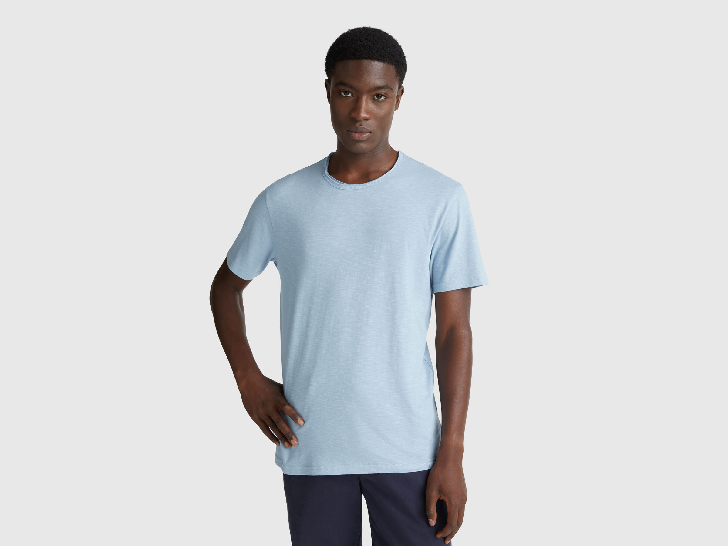 T-shirt en coton flammé T-shirt en coton flammé
