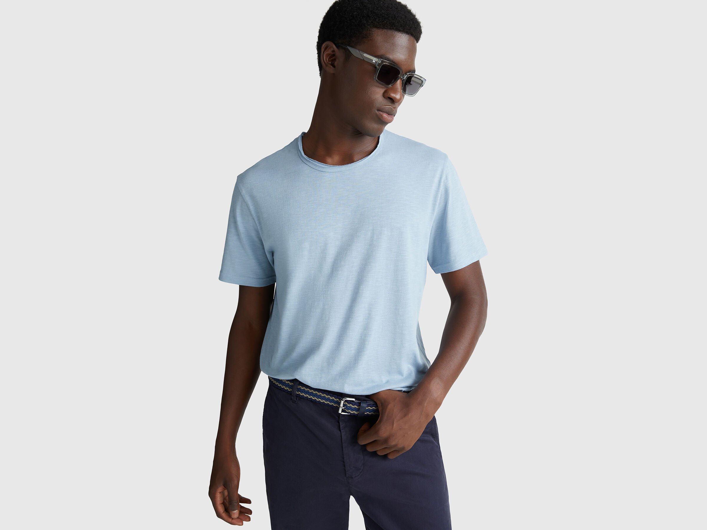 T-shirt en coton flammé – Image 3