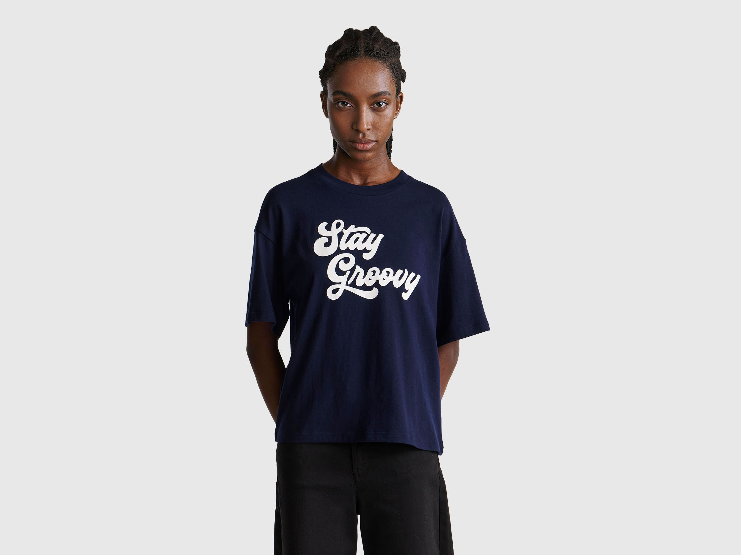 T-shirt avec slogan imprimé T-shirt avec slogan imprimé