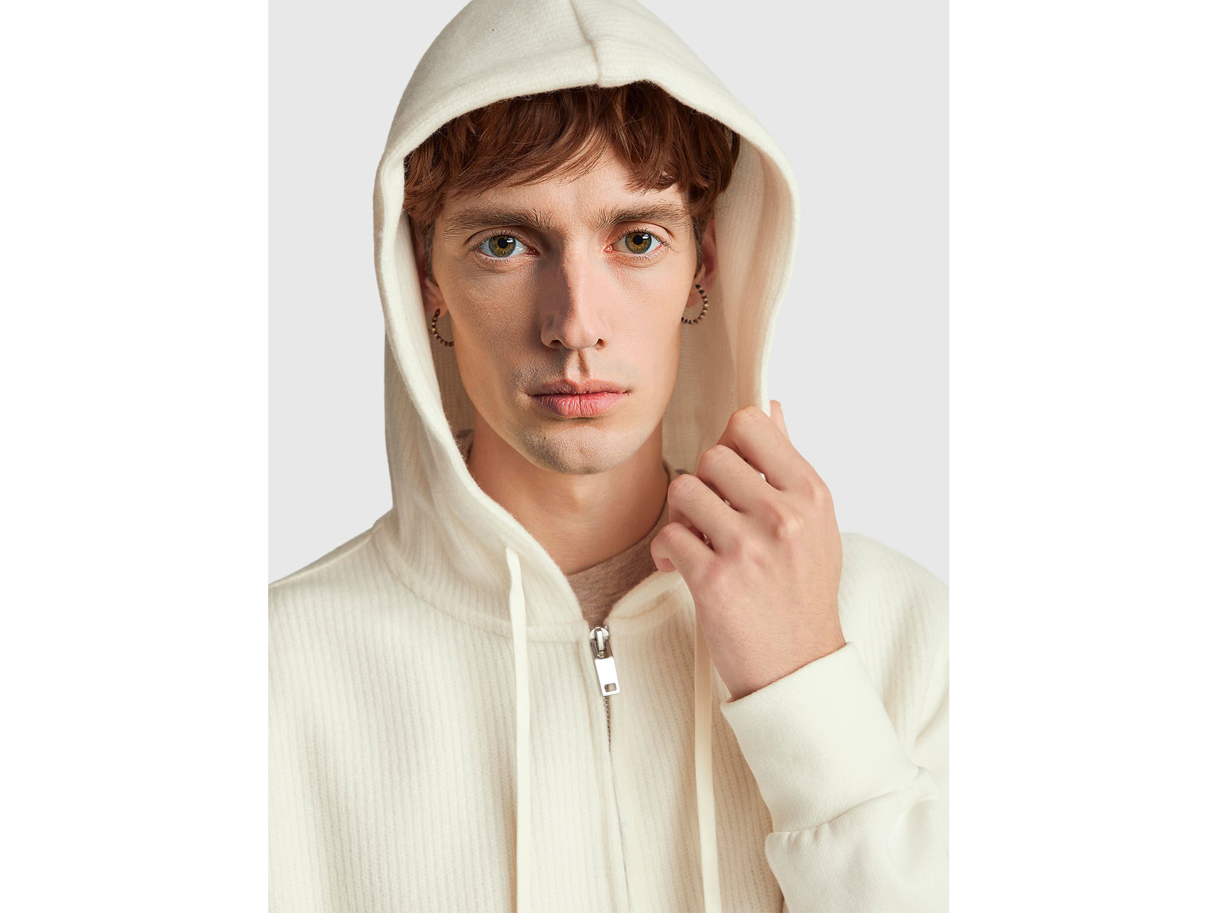 Sweat-shirt coupe décontractée en mélange de laine – Image 4