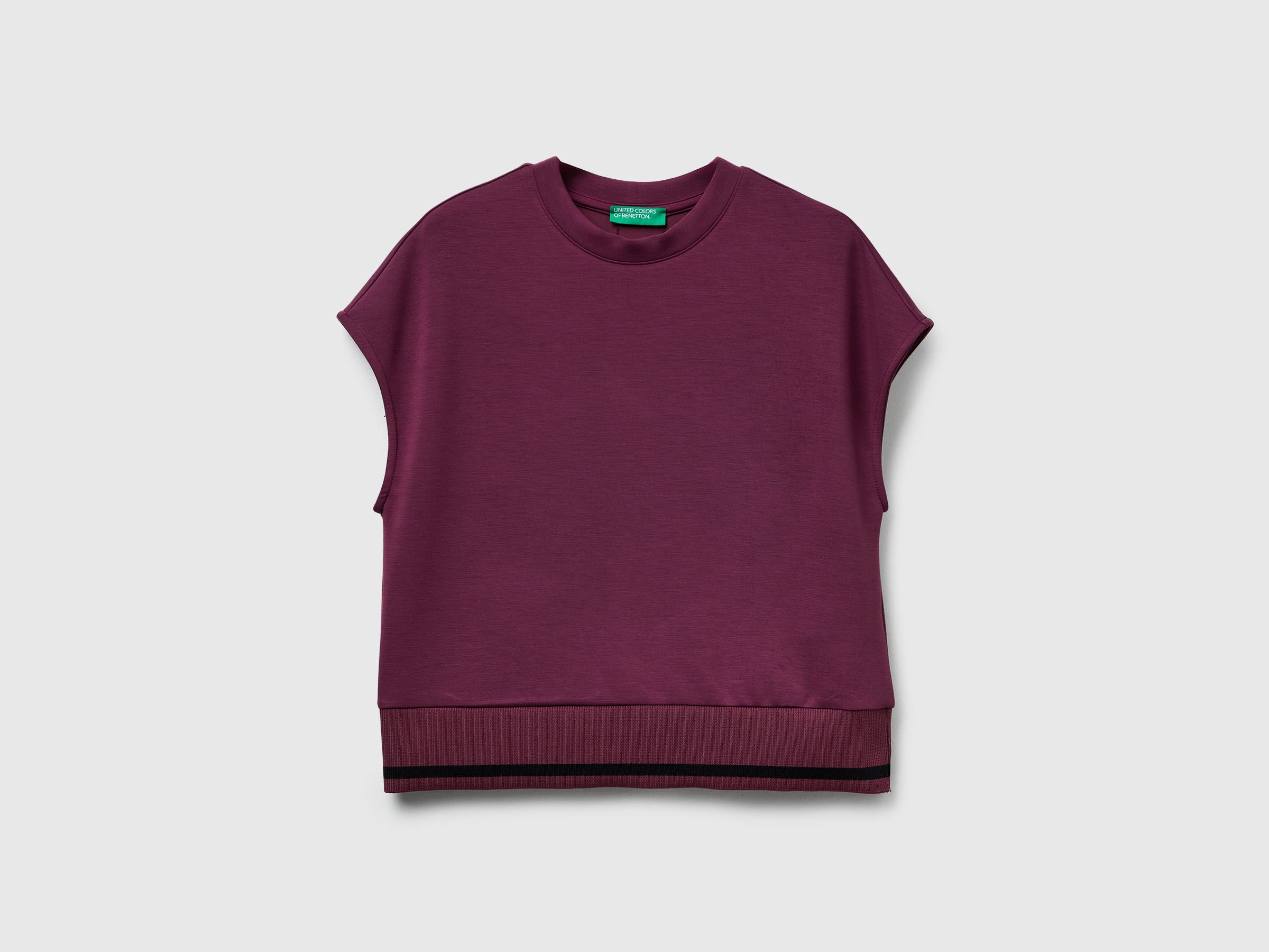 Pull sans manches en modal extensible Pull sans manches en modal extensible