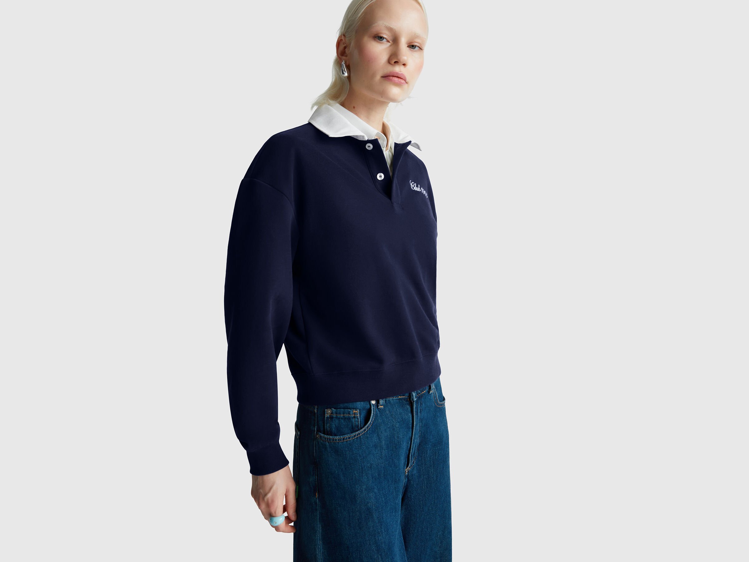 Polo sweat-shirt coupe confortable Polo sweat-shirt coupe confortable