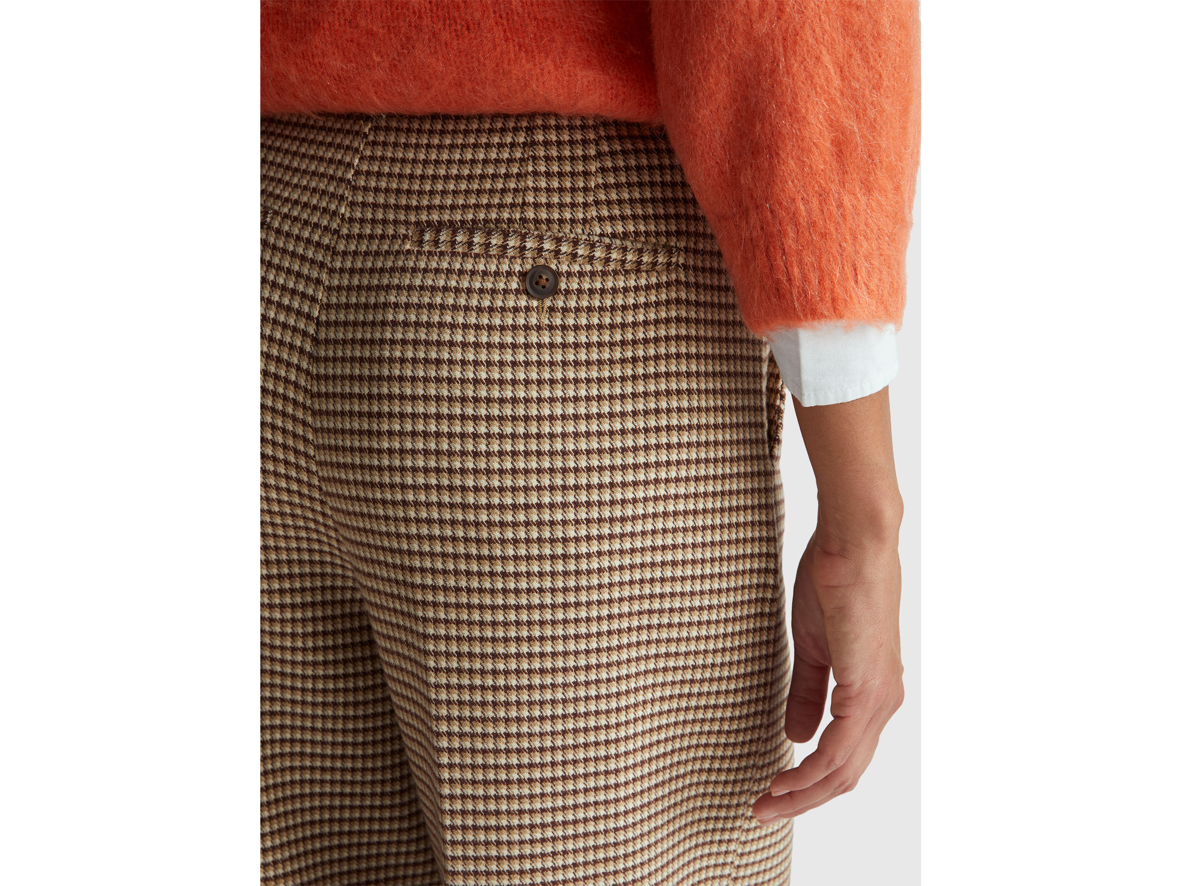 Pantalon large pied-de-poule – Image 4