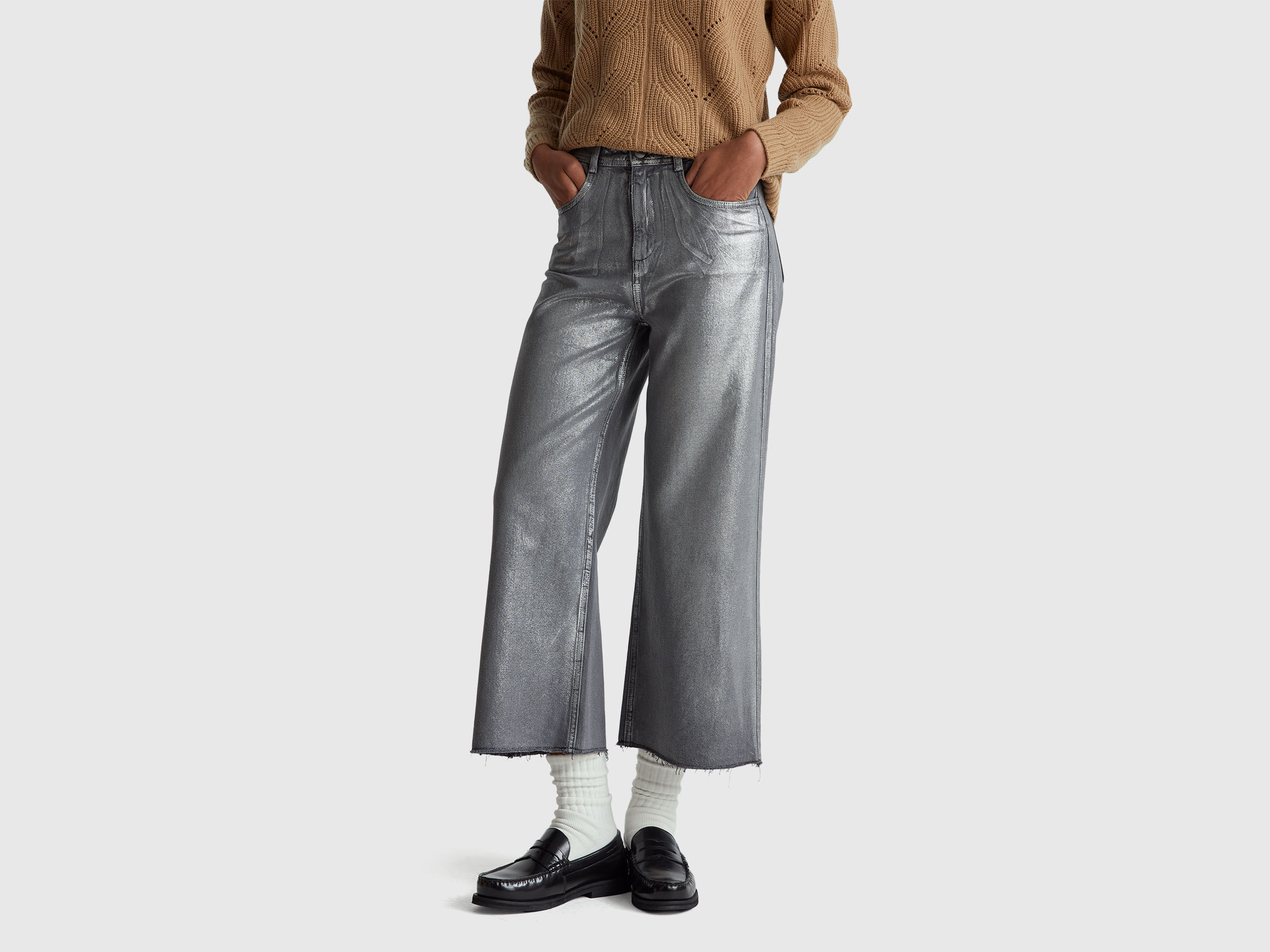 Jean effet laminé Jean effet laminé