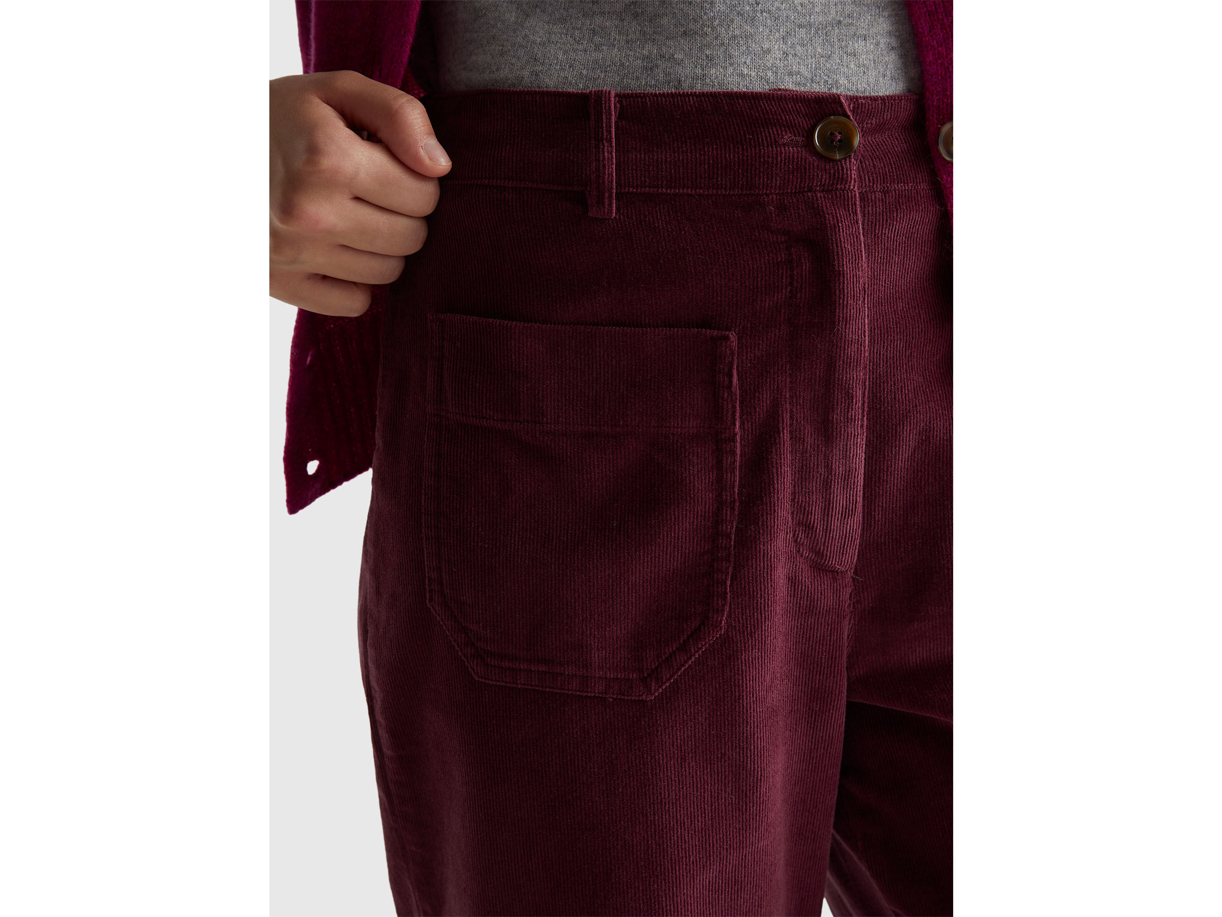 Pantalon droit en velours – Image 4