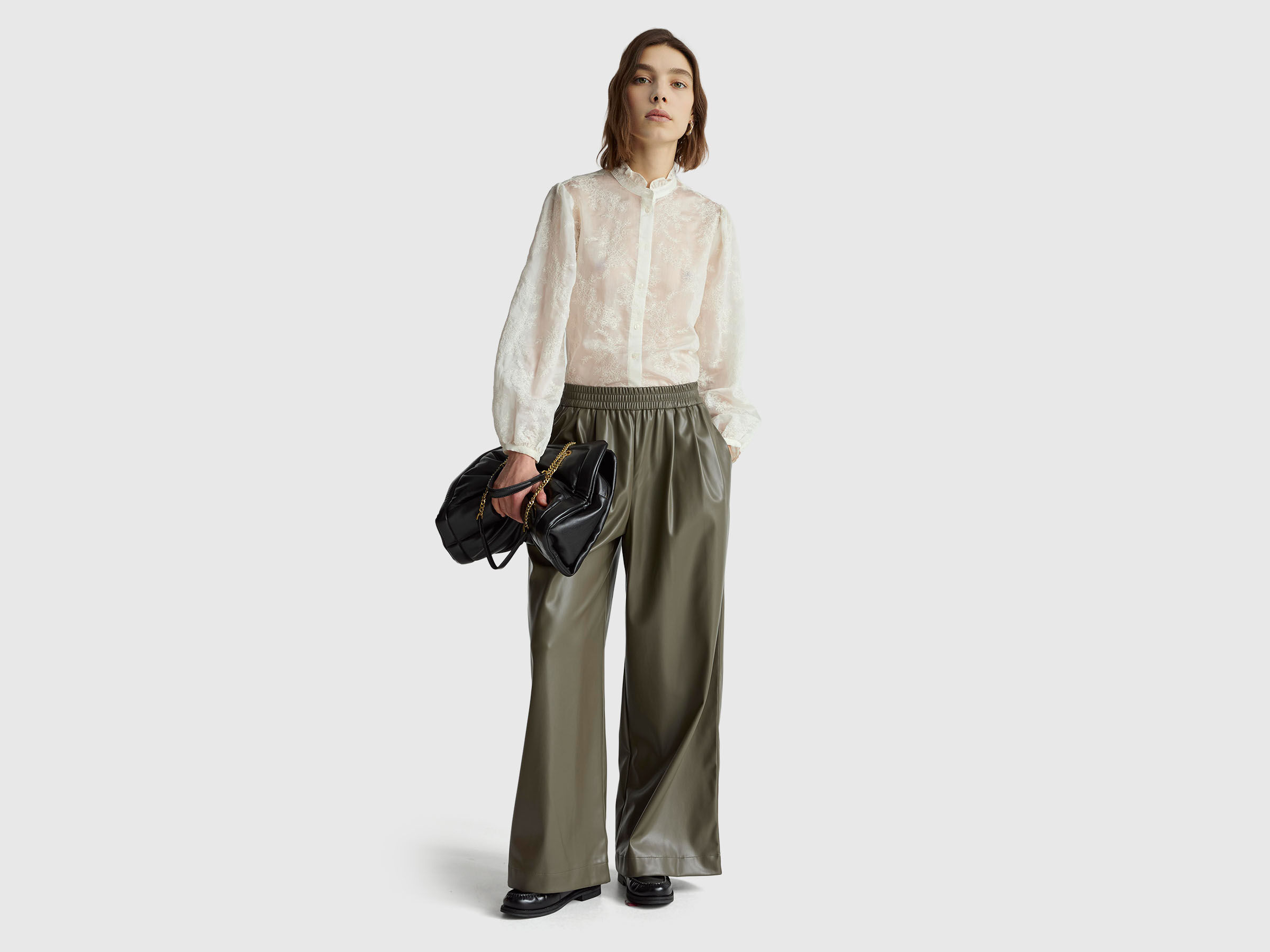 Pantalon en tissu enduit – Image 3