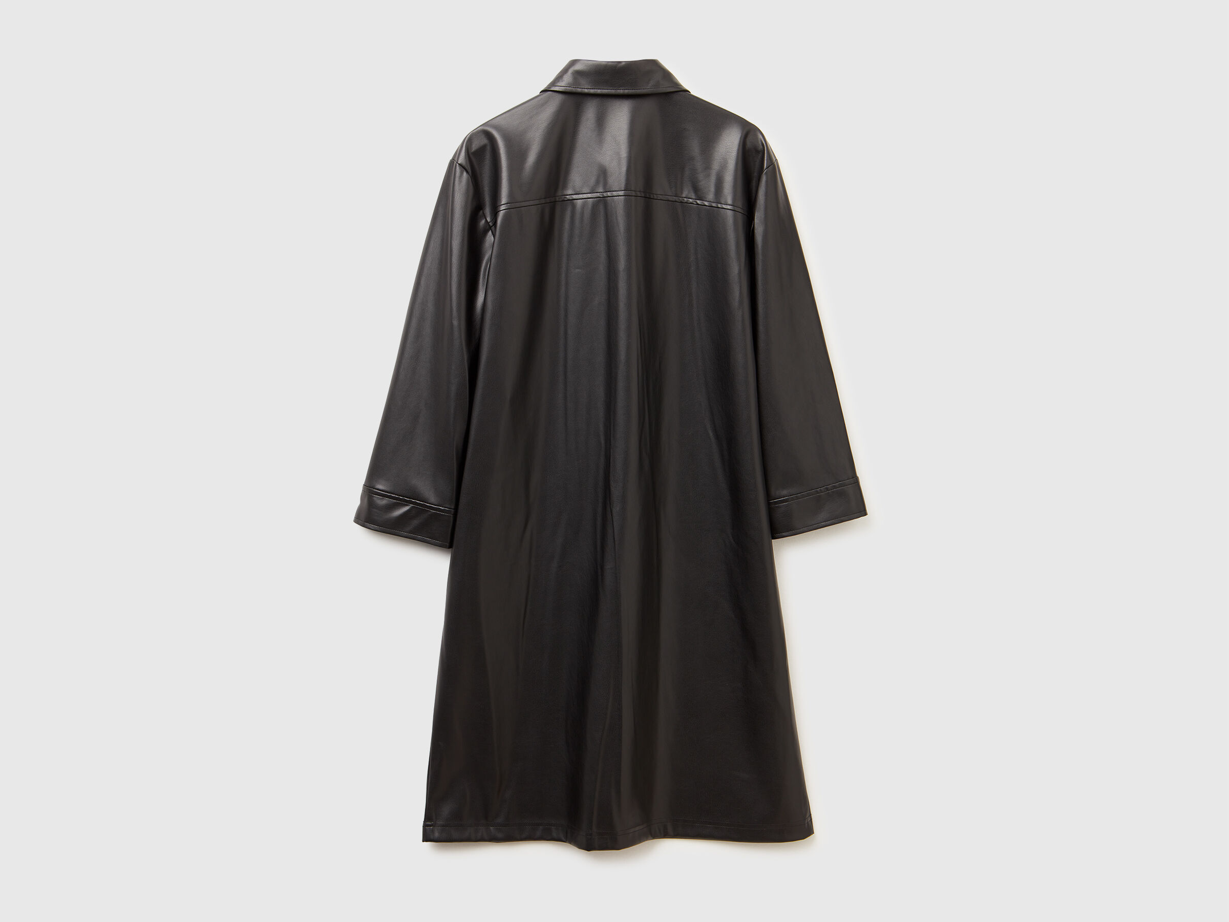 Robe avec col en tissu enduit – Image 6