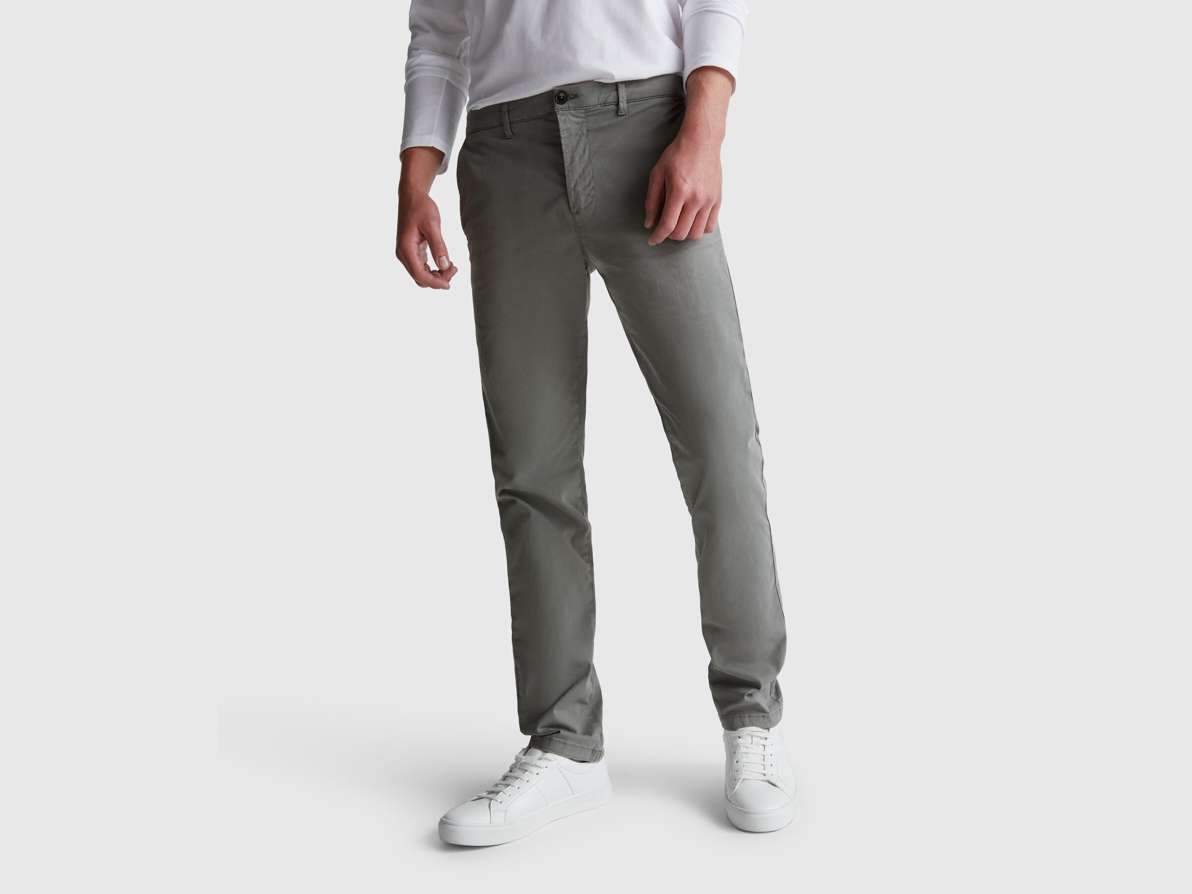 Pantalon chino slim en coton Pantalon chino slim en coton