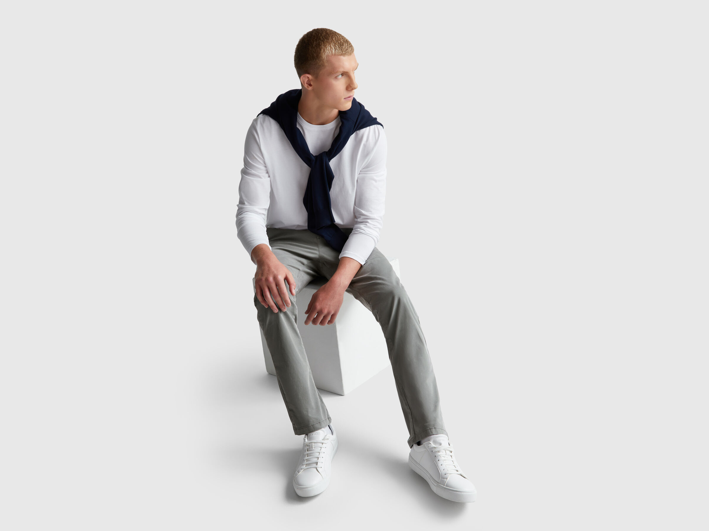 Pantalon chino slim en coton – Image 3