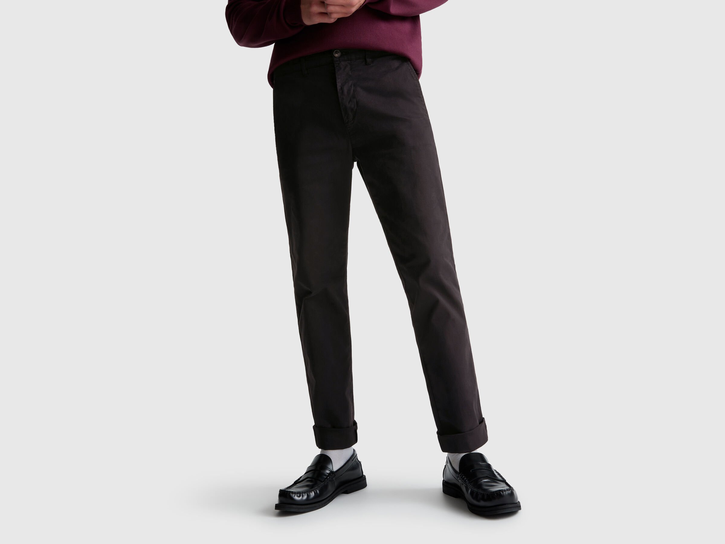 Pantalon chino slim en coton Pantalon chino slim en coton