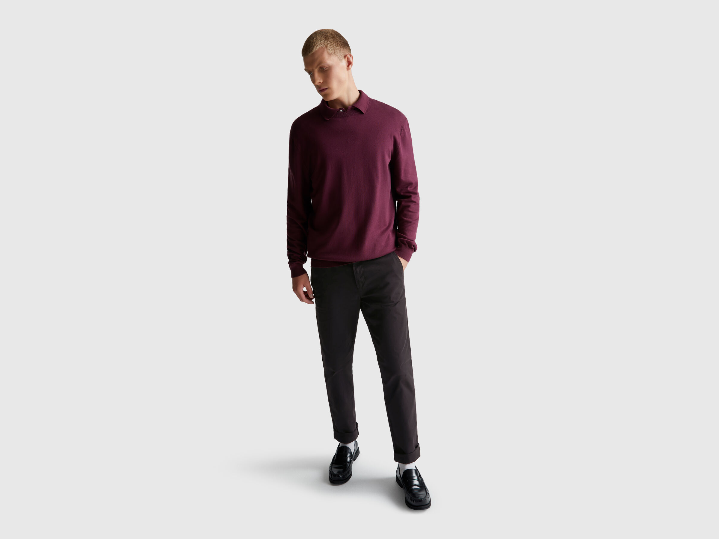 Pantalon chino slim en coton – Image 3