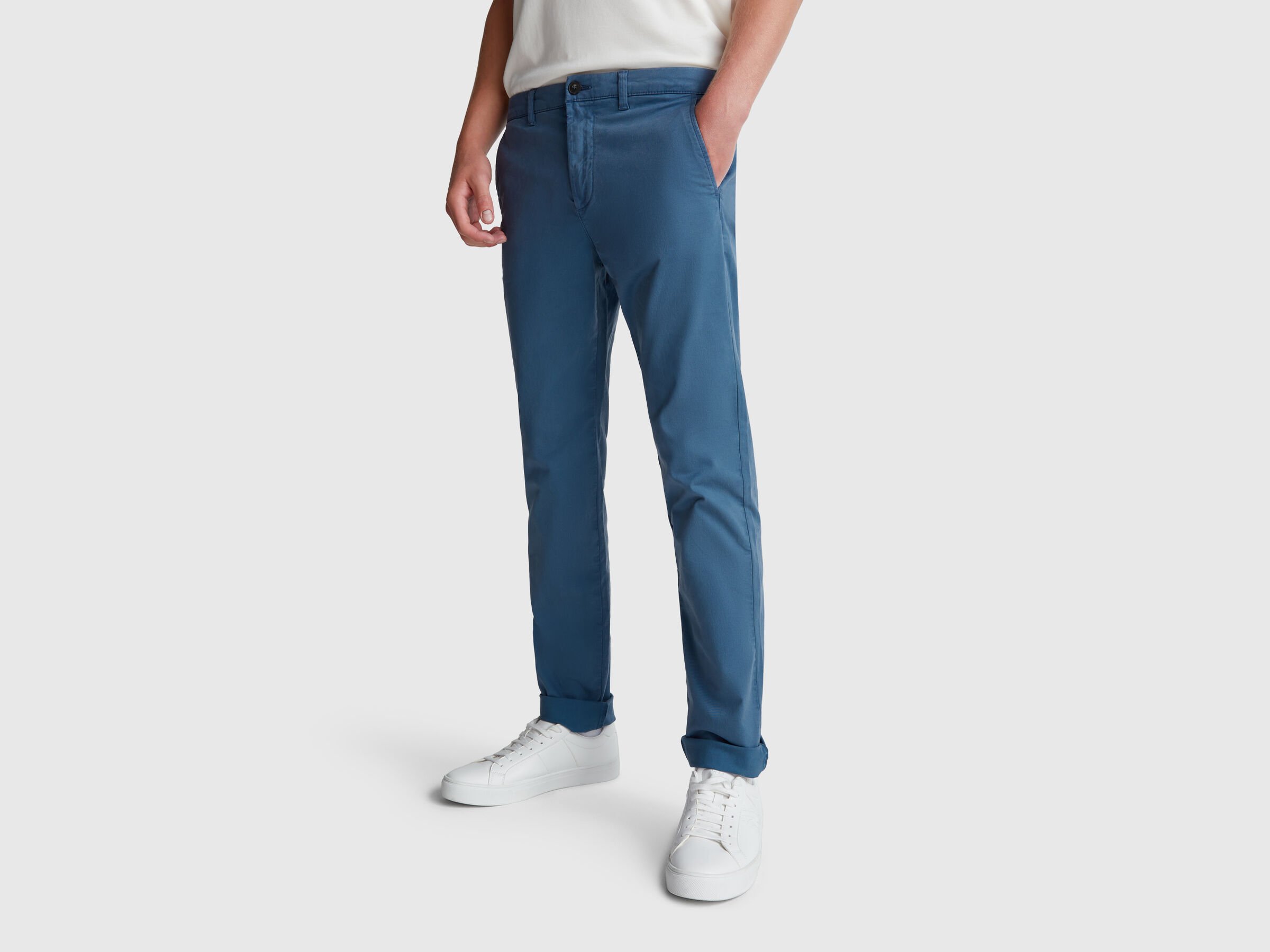 Pantalon chino slim en coton Pantalon chino slim en coton