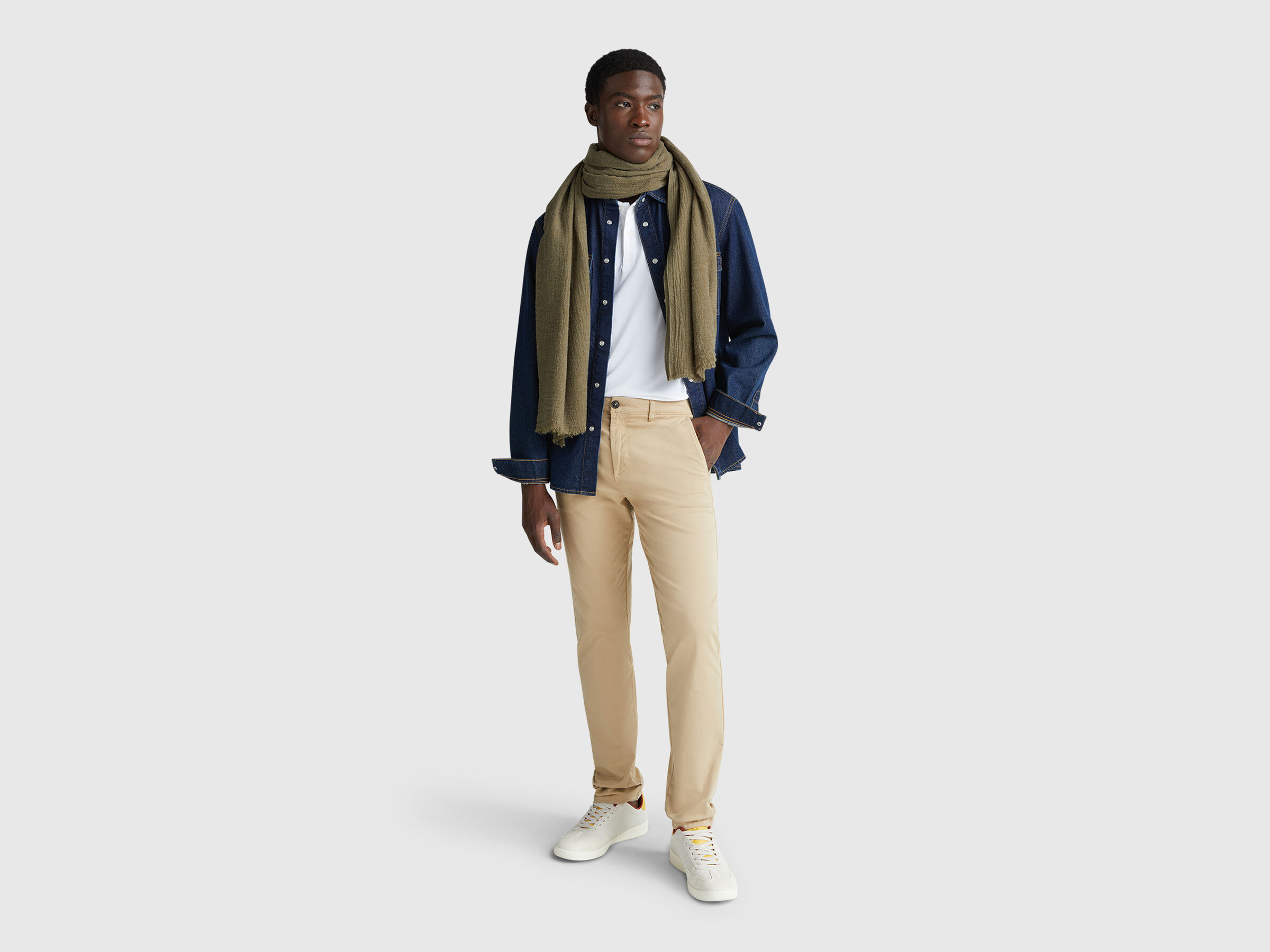 Pantalon chino slim en coton – Image 3
