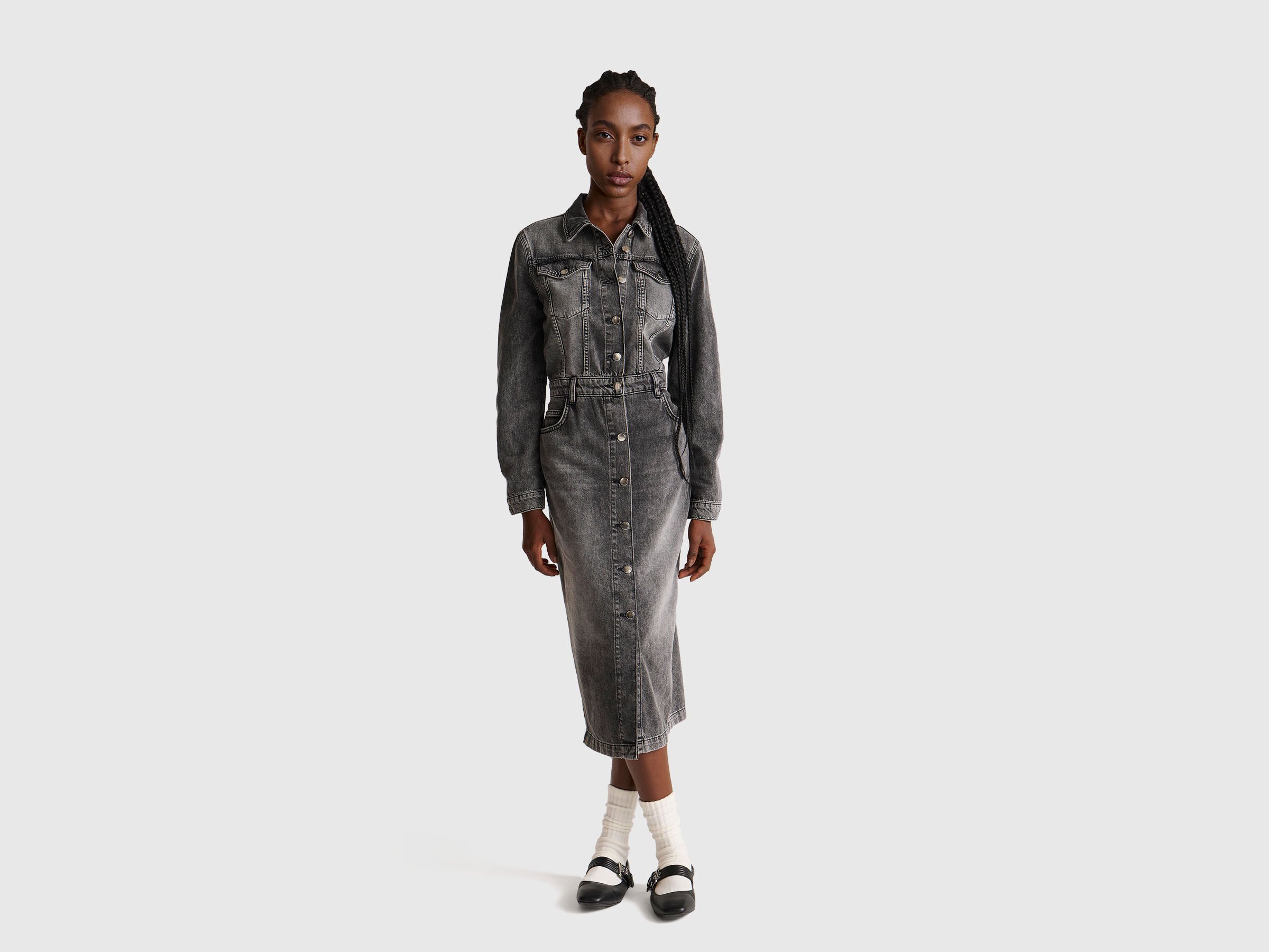 Robe chemise en jean Robe chemise en jean