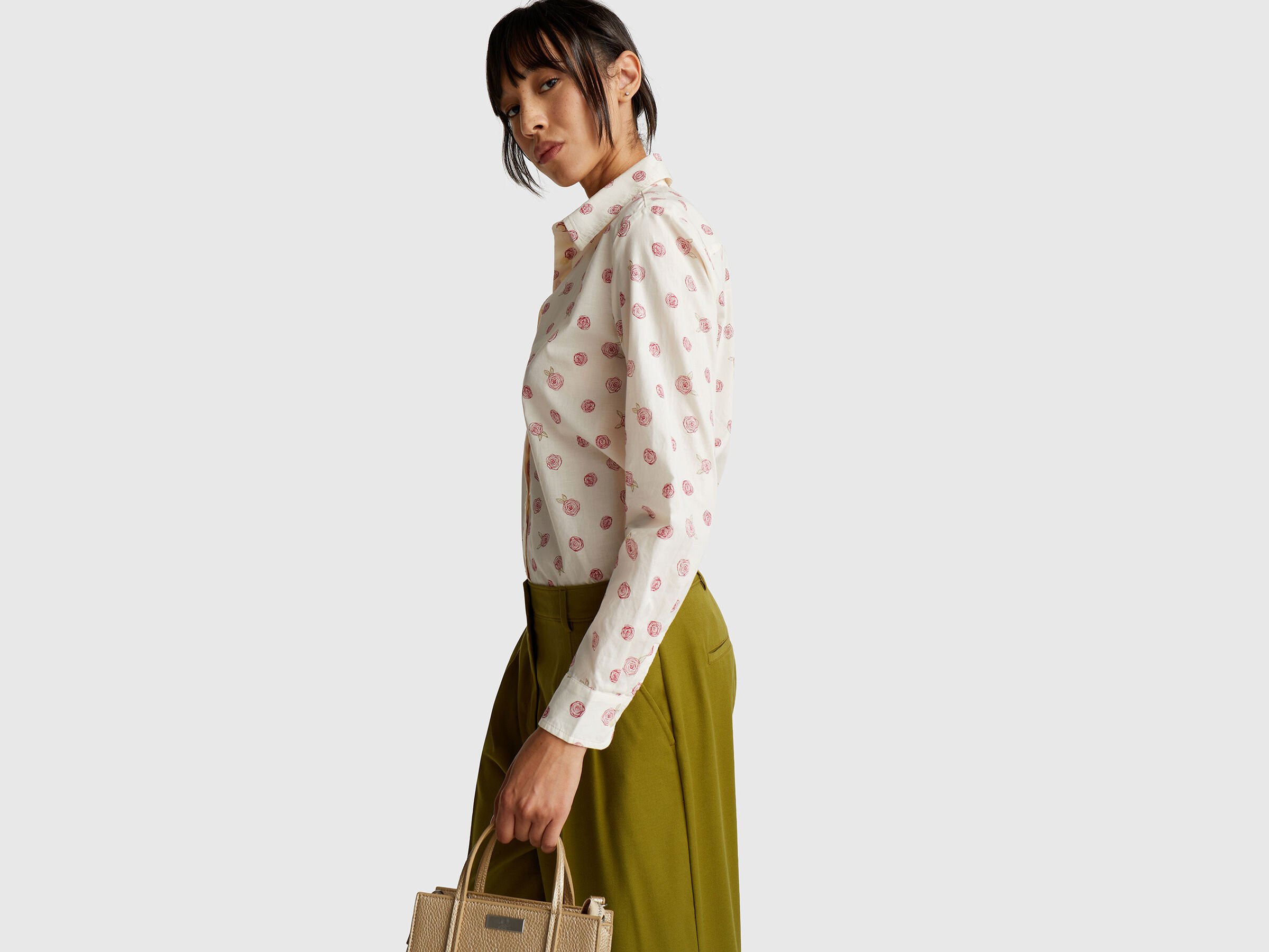Chemise à motifs en coton léger – Image 2