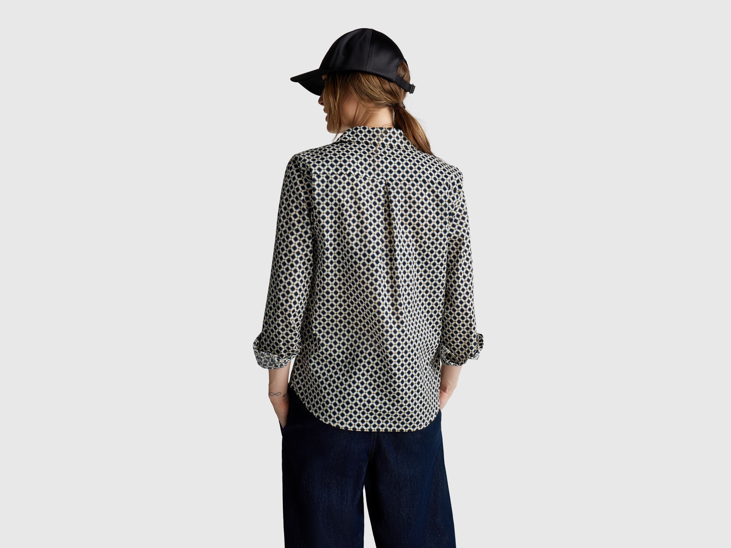 Chemise à motifs en coton léger – Image 2
