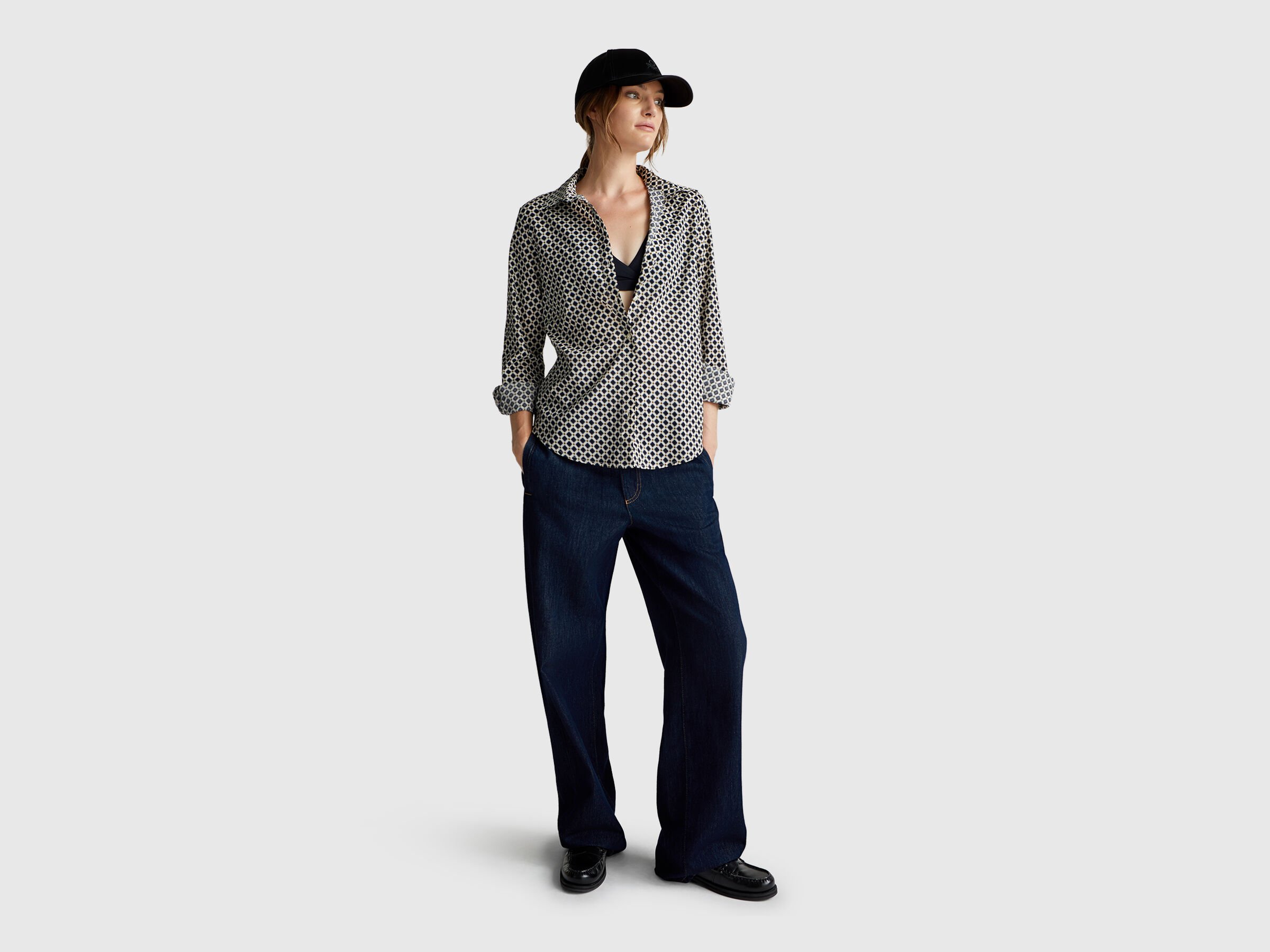Chemise à motifs en coton léger – Image 3