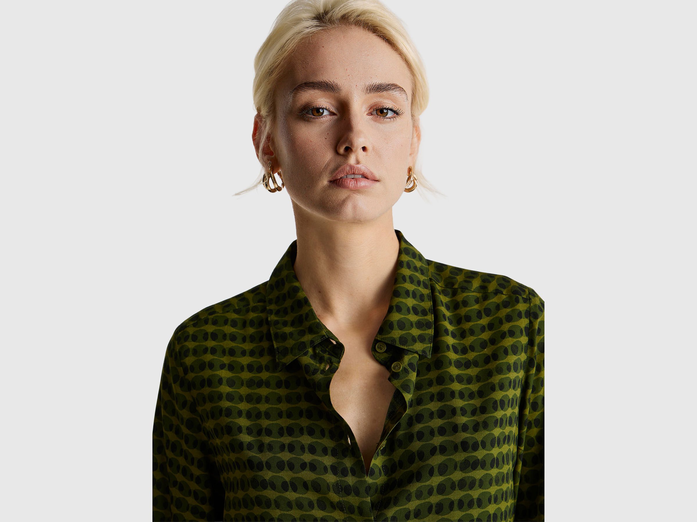 Chemise en viscose à motifs – Image 4