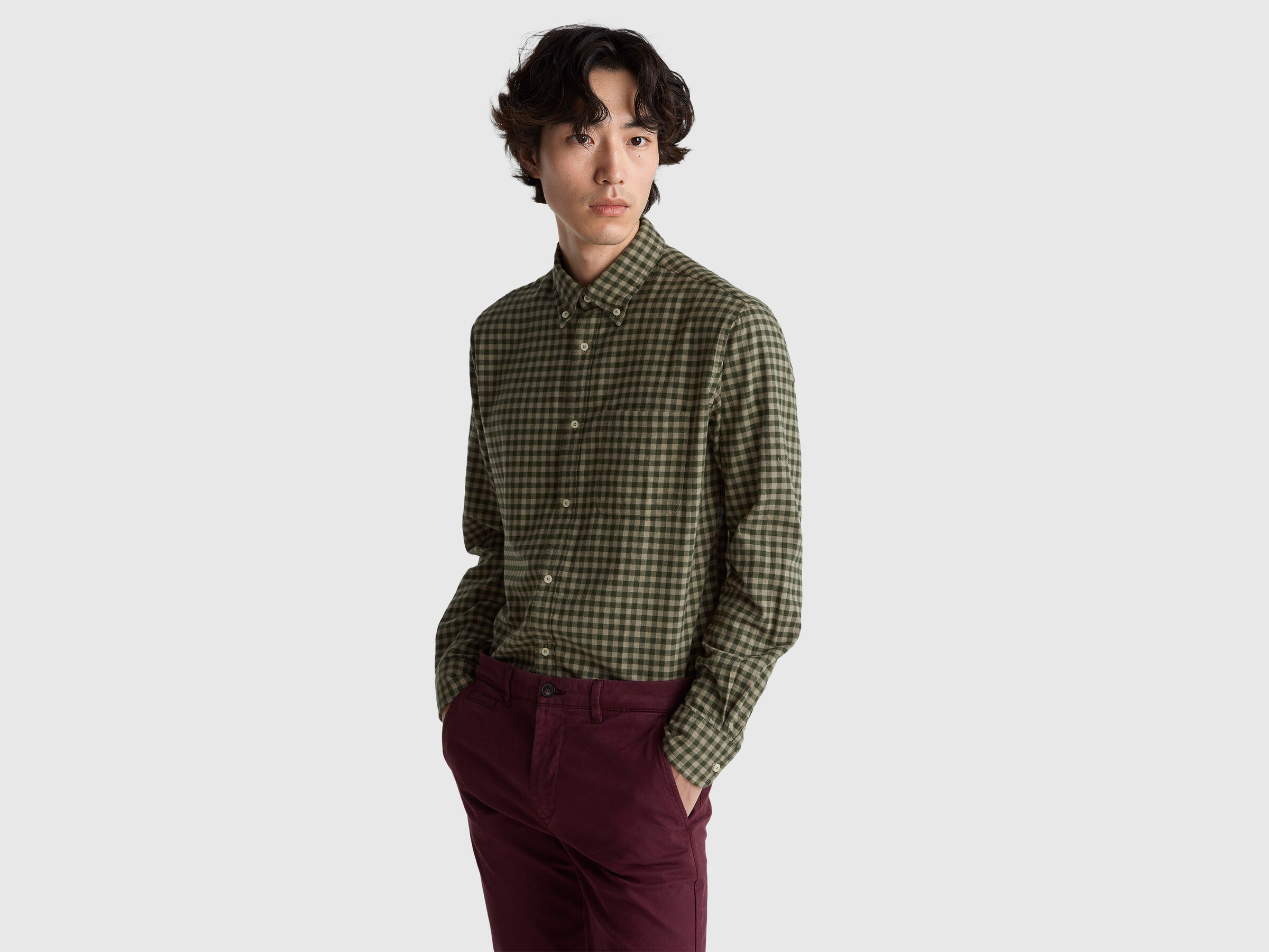 Chemise boutonnée en flanelle Chemise boutonnée en flanelle