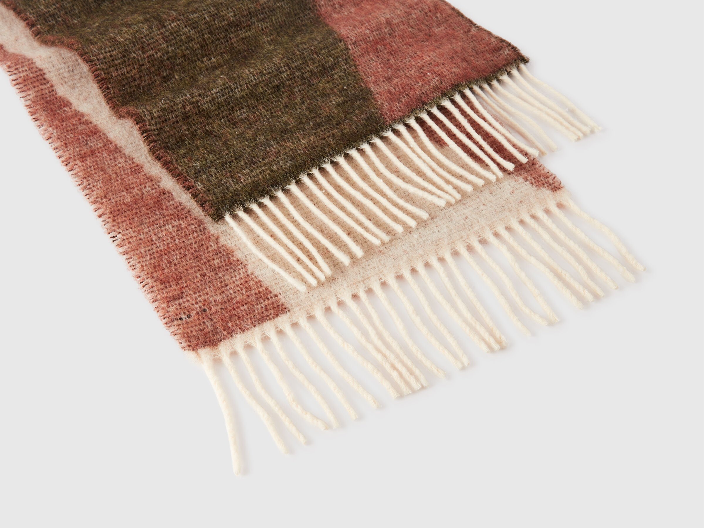 Écharpe à motifs en mélange de laine – Image 2