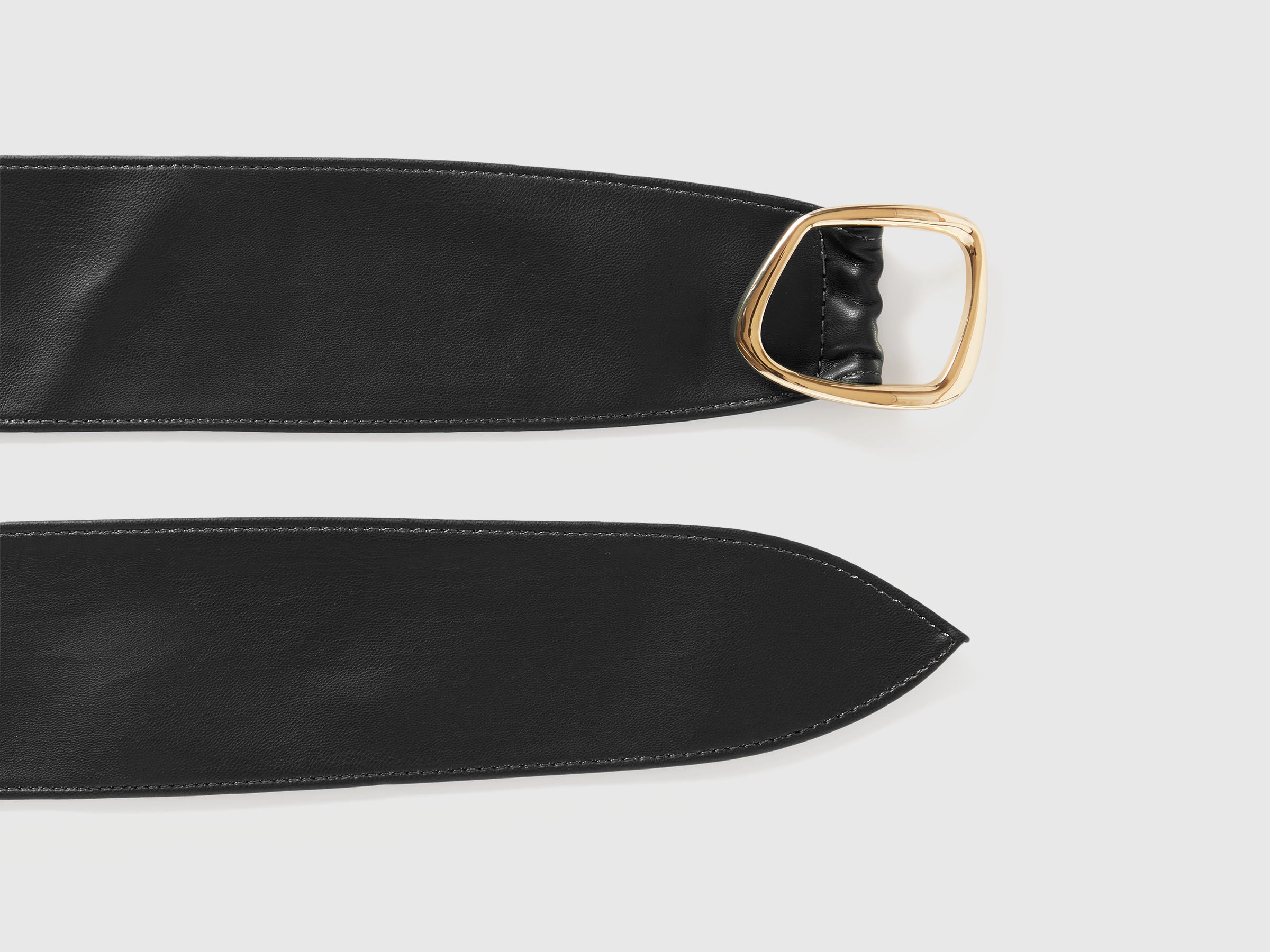 Ceinture taille haute en tissu enduit – Image 3