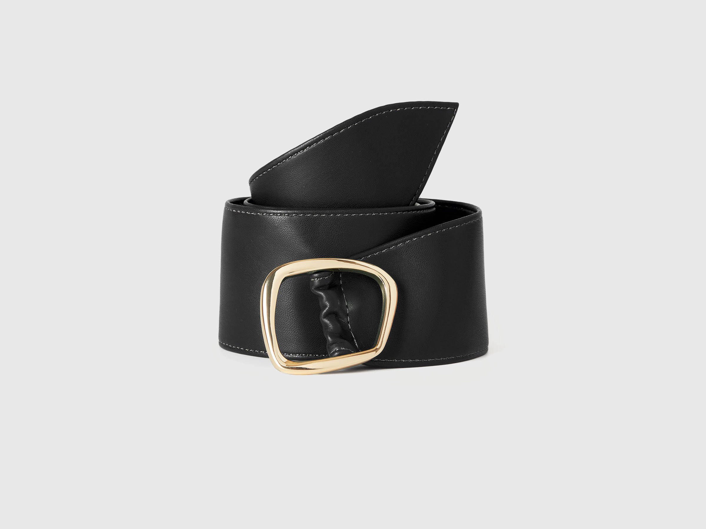 Ceinture taille haute en tissu enduit Ceinture taille haute en tissu enduit
