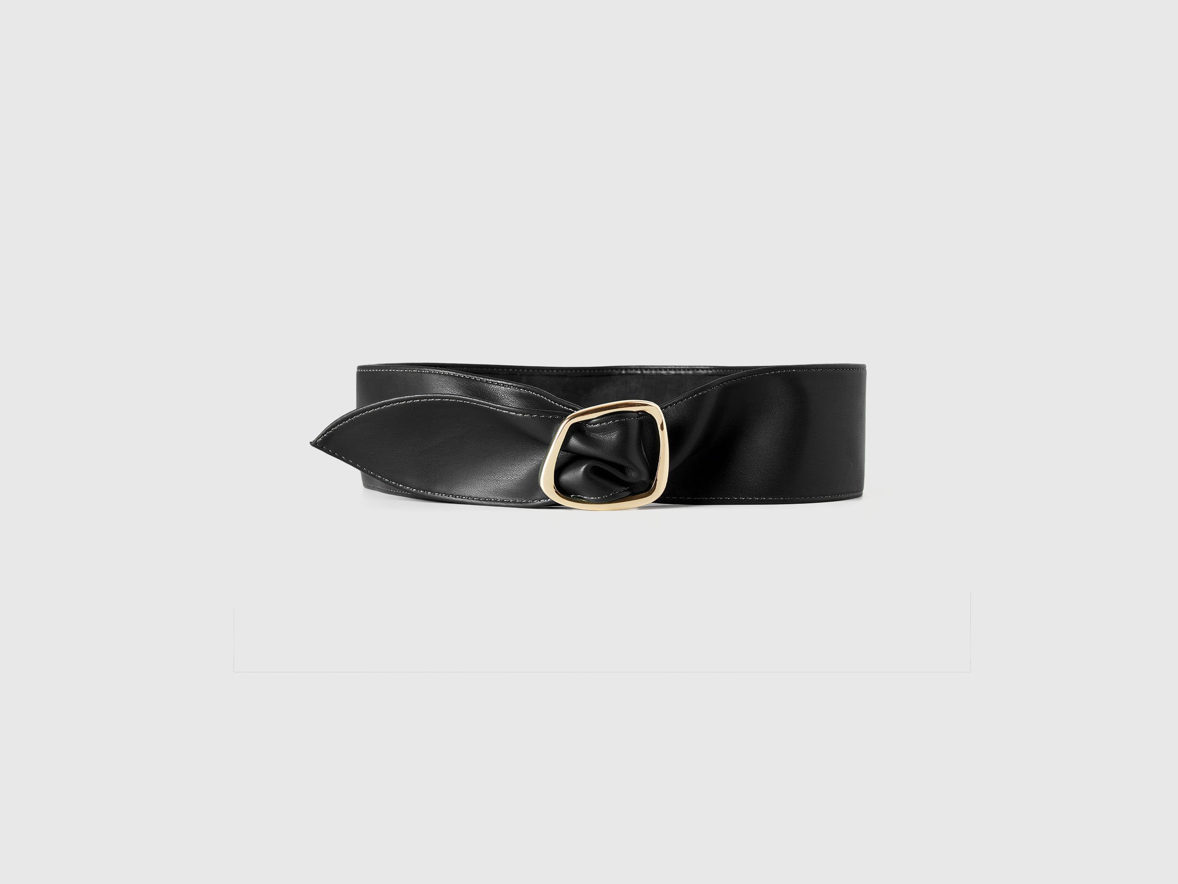 Ceinture taille haute en tissu enduit – Image 2