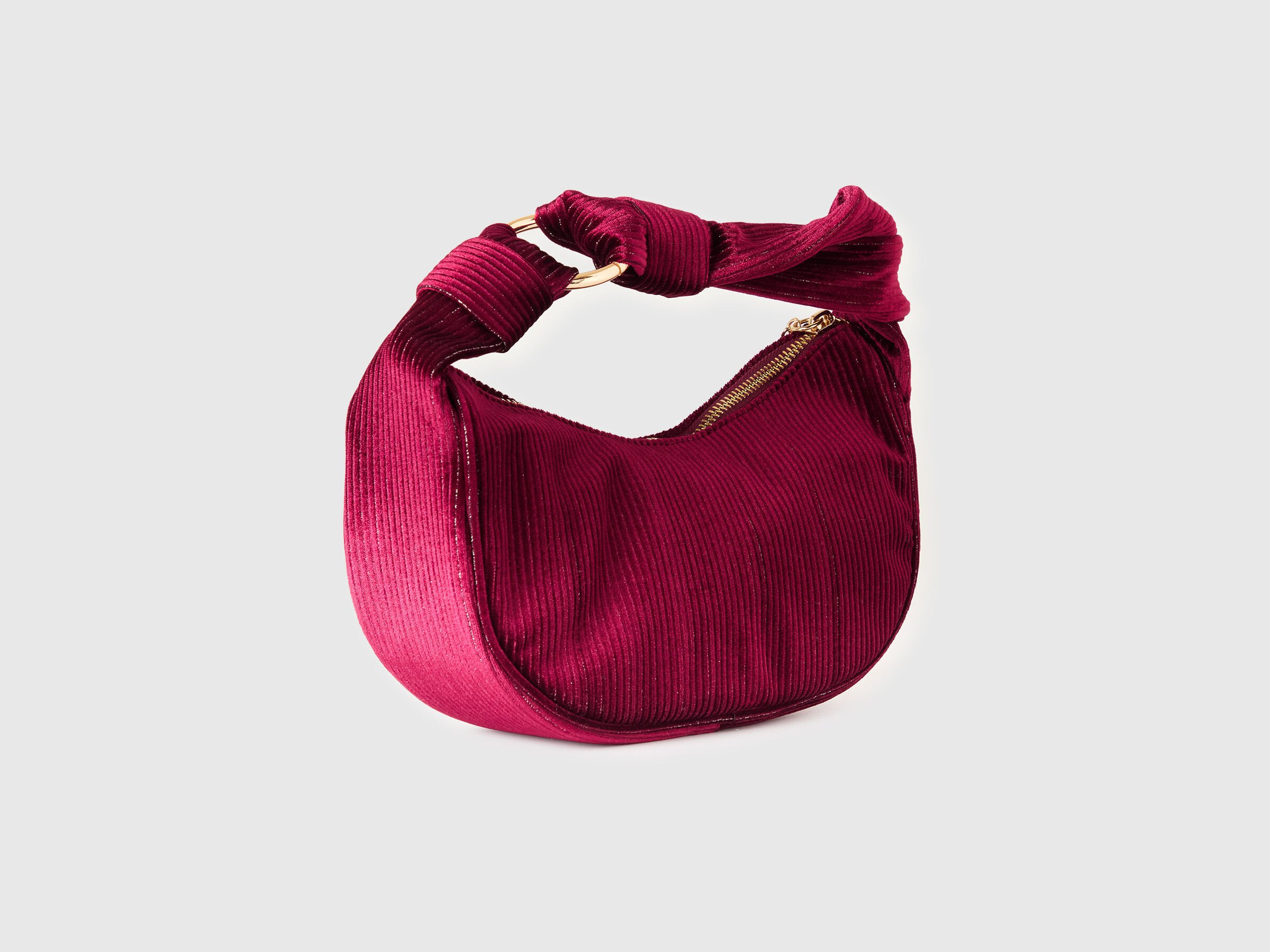 Sac hobo en velours avec lurex – Image 2
