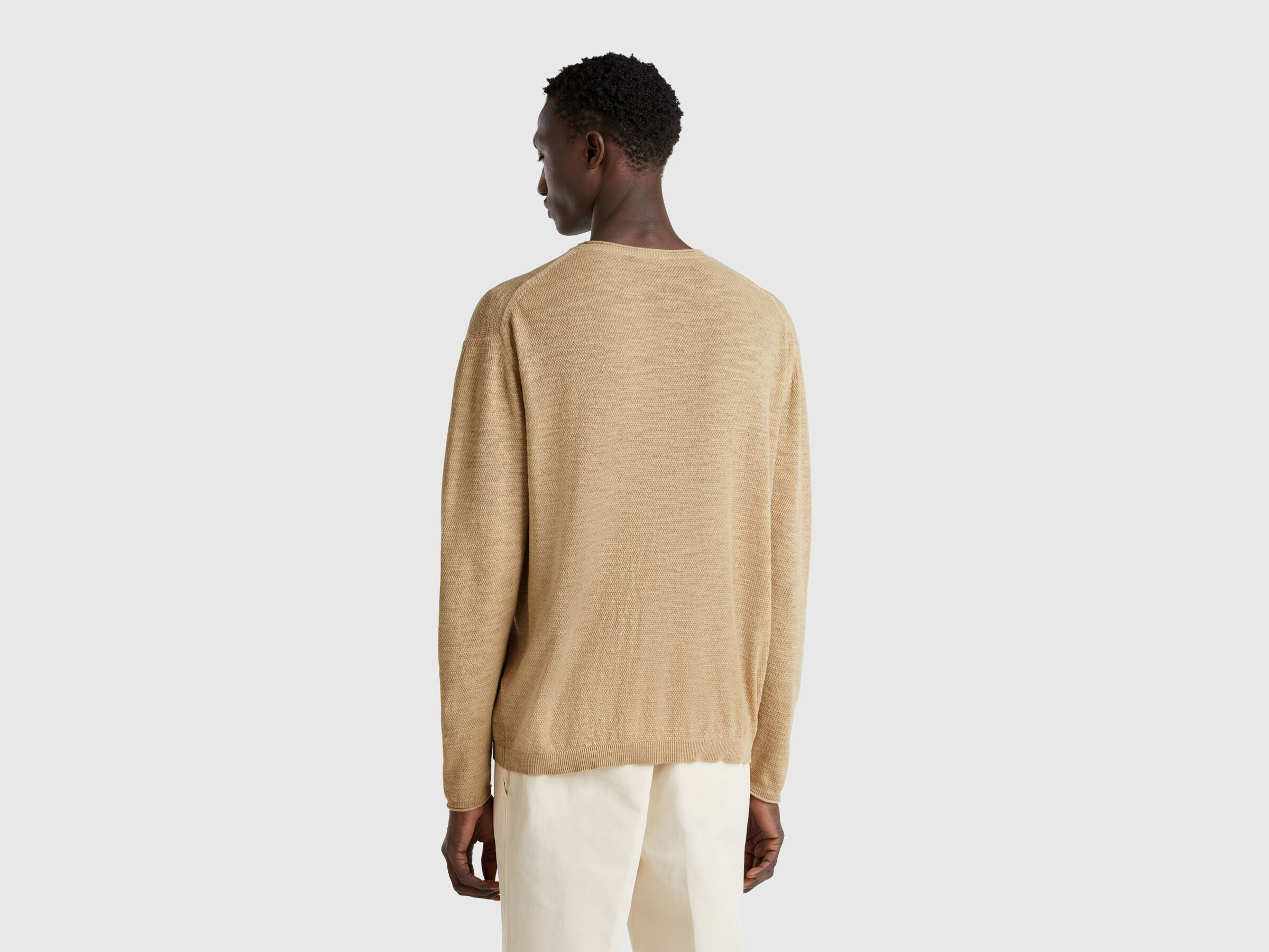 Pull en lin et coton mélangés – Image 2