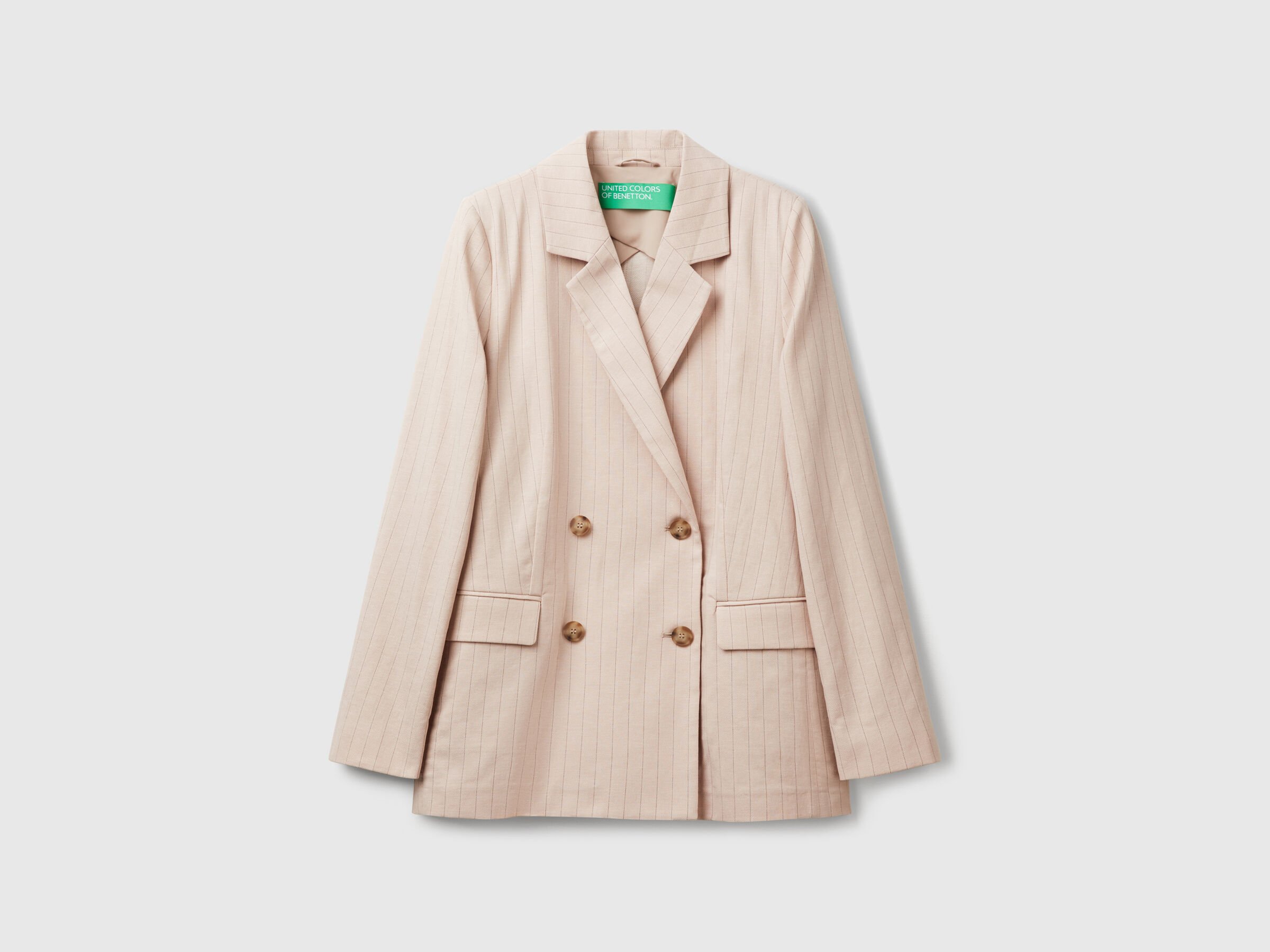 Blazer croisé à fines rayures – Image 3