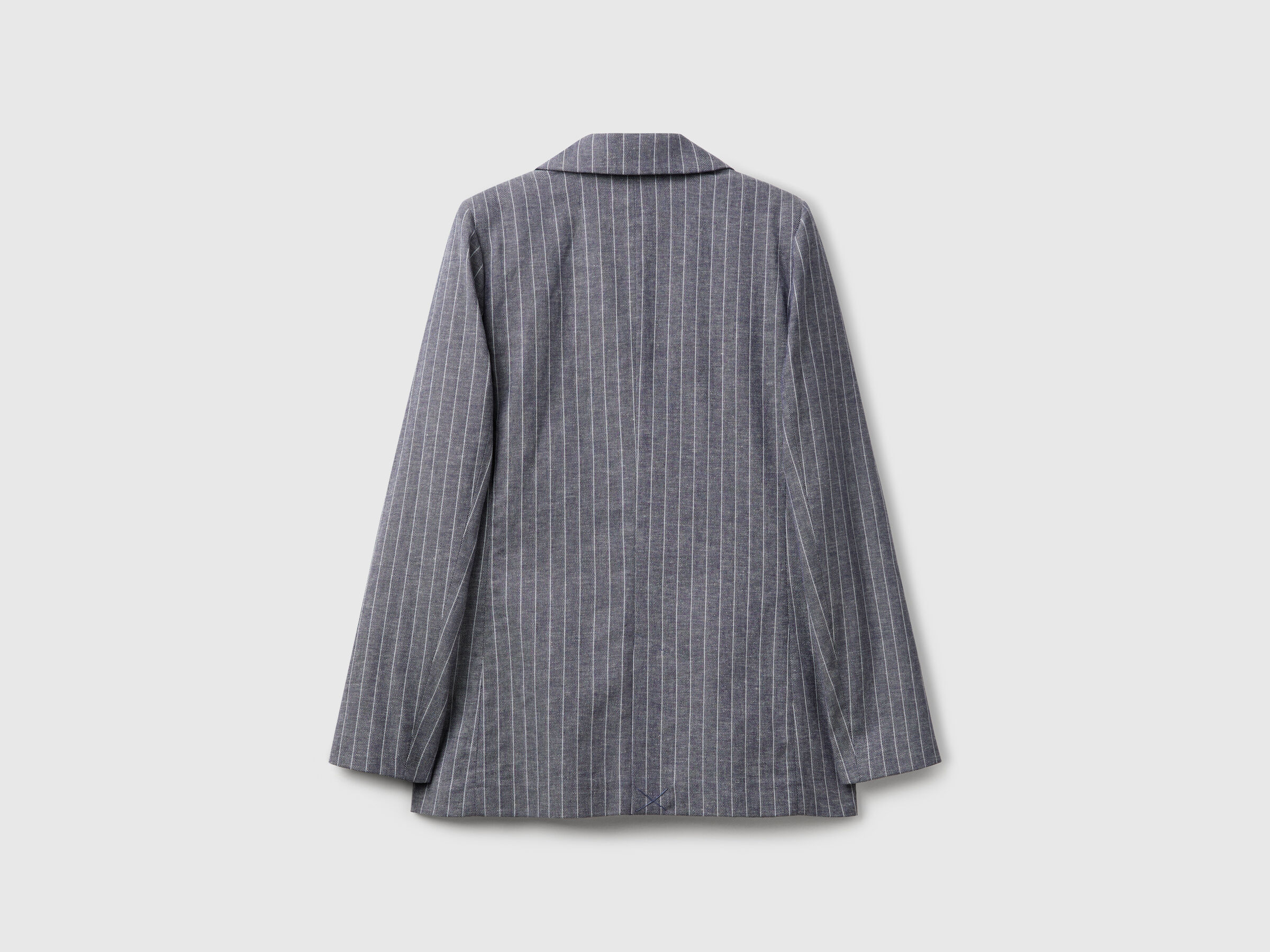 Blazer croisé à fines rayures – Image 4
