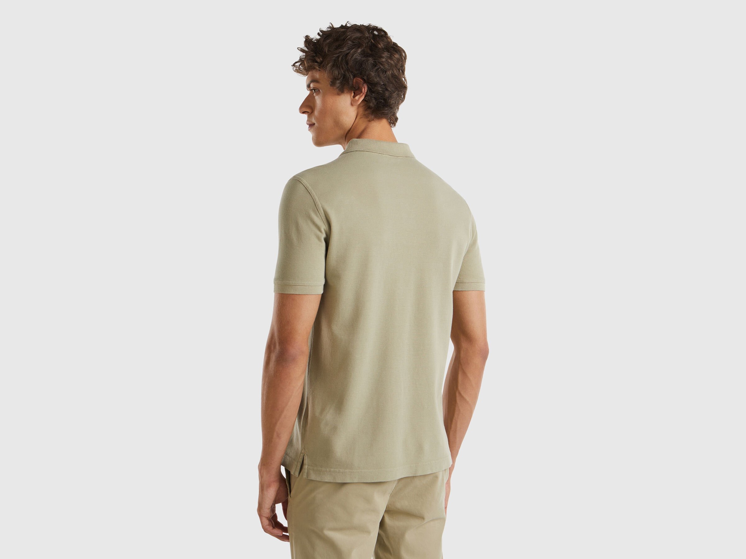 Polo regular vert sauge – Image 2