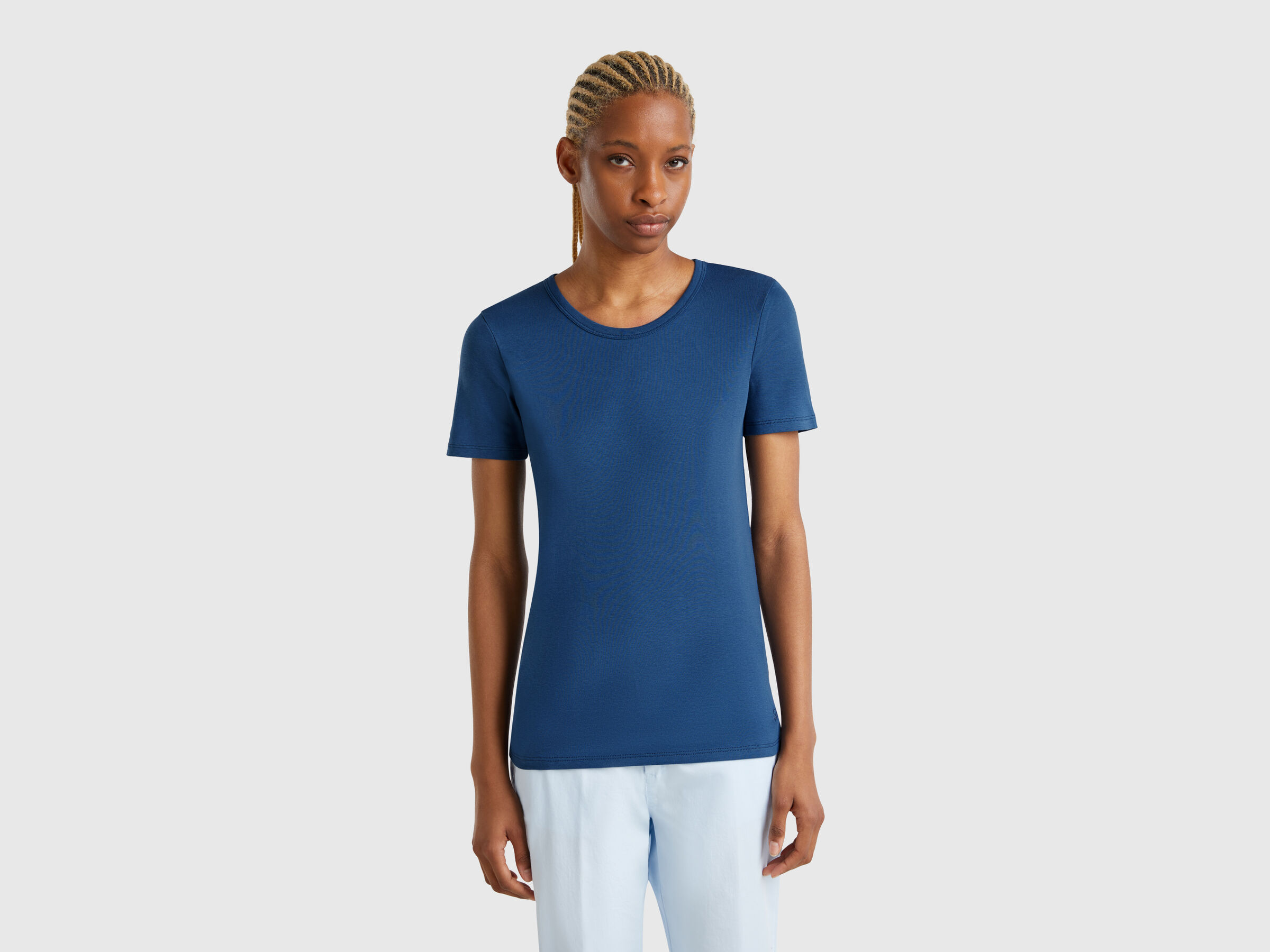 T-shirt en coton à fibre longue T-shirt en coton à fibre longue