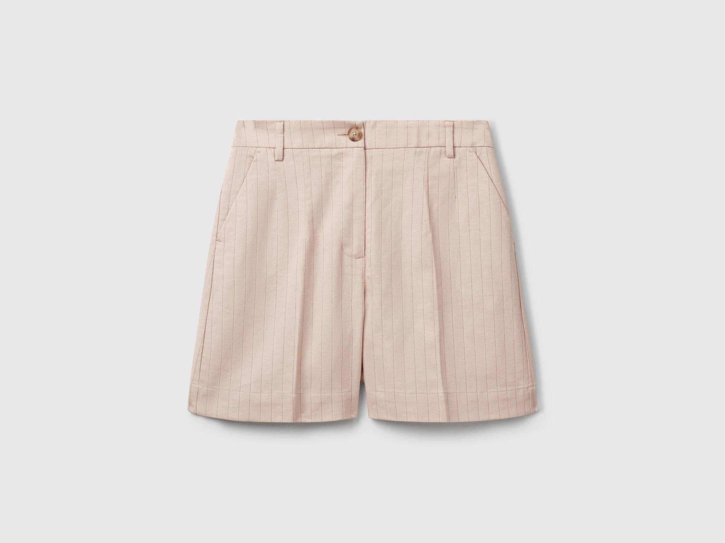 Pantalon court à fines rayures – Image 3
