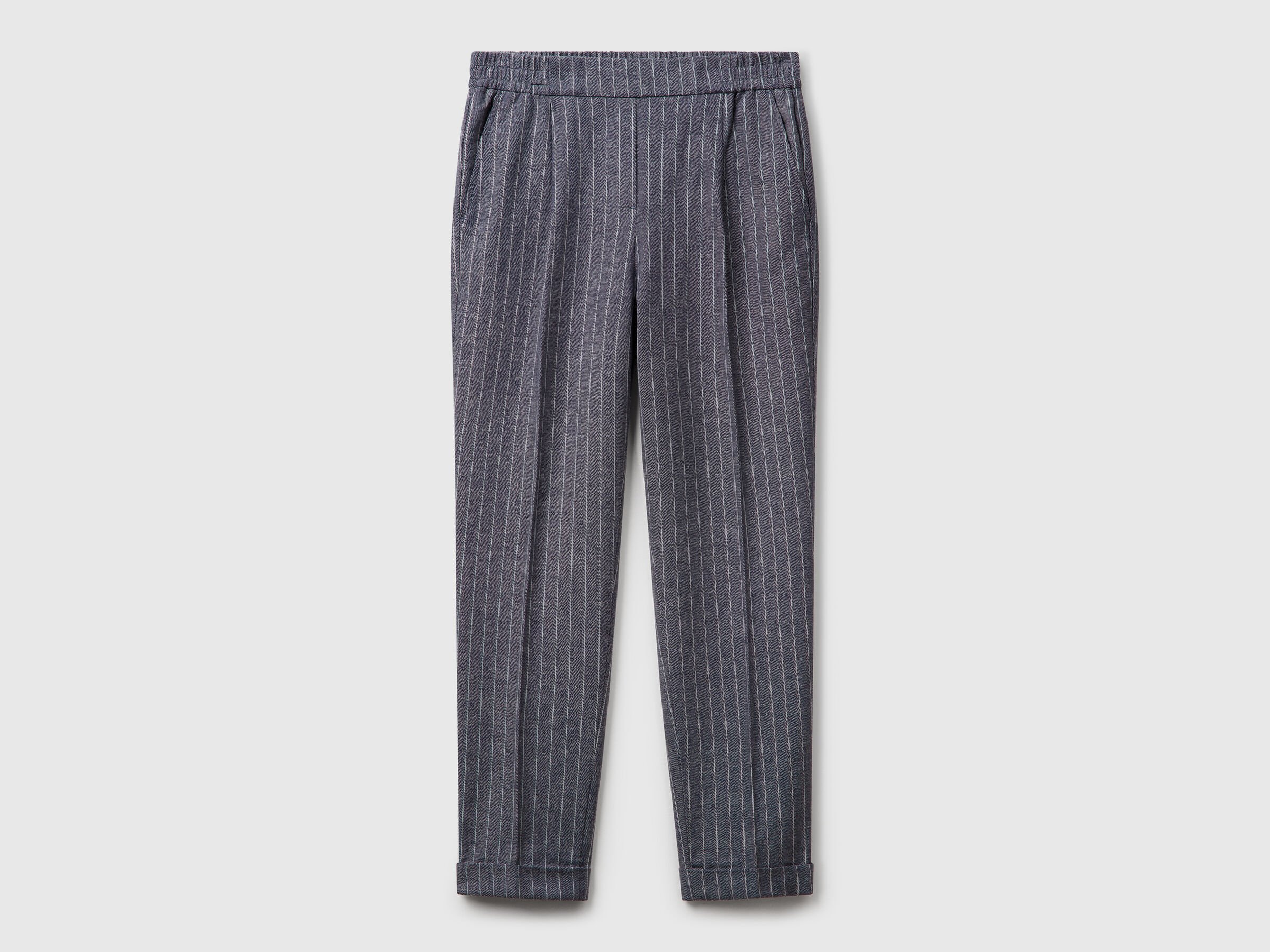 Pantalon coupe classique à fines rayures – Image 3