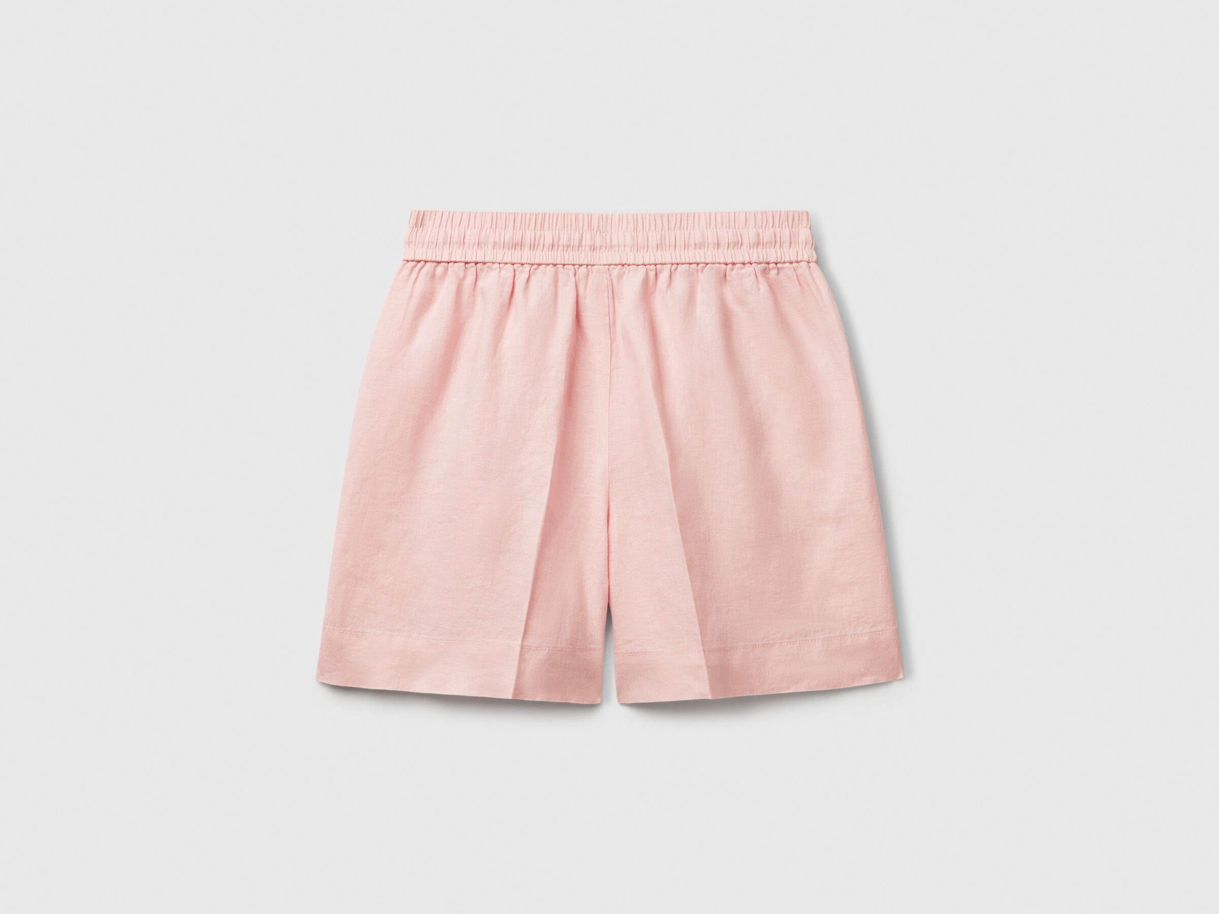 Short en pur lin avec cordon de serrage – Image 4