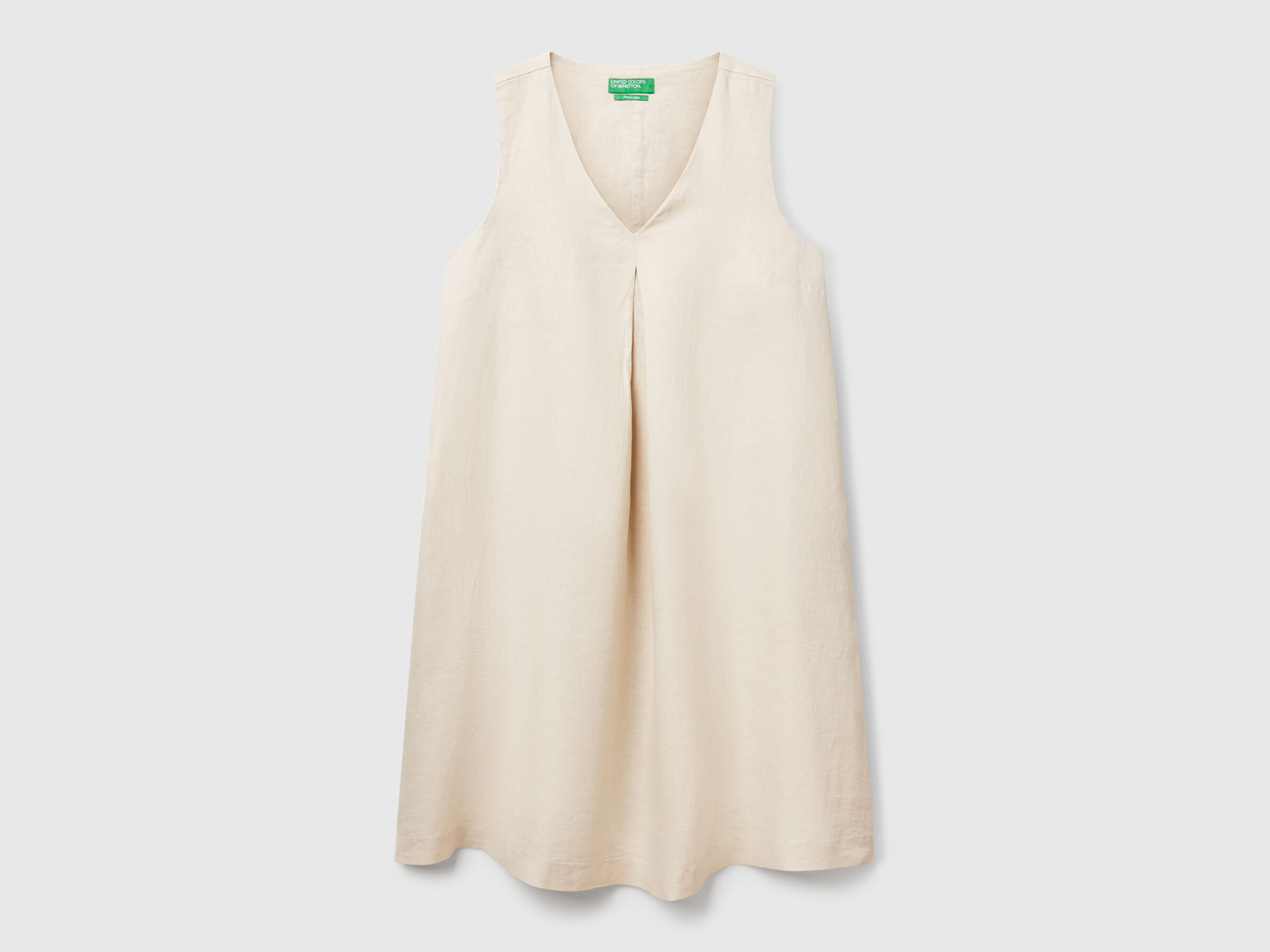 Robe sans manches en pur lin Robe sans manches en pur lin