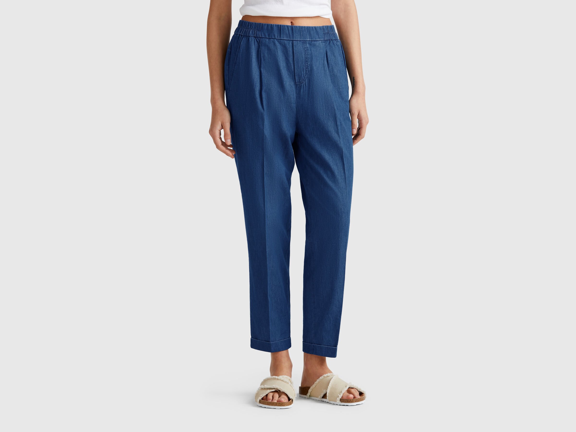 Pantalon en chambray Pantalon en chambray