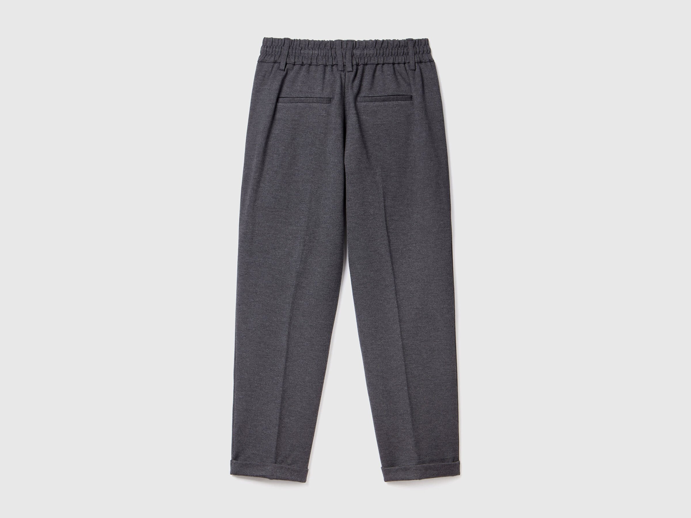 Pantalon uni à cordon de serrage – Image 4