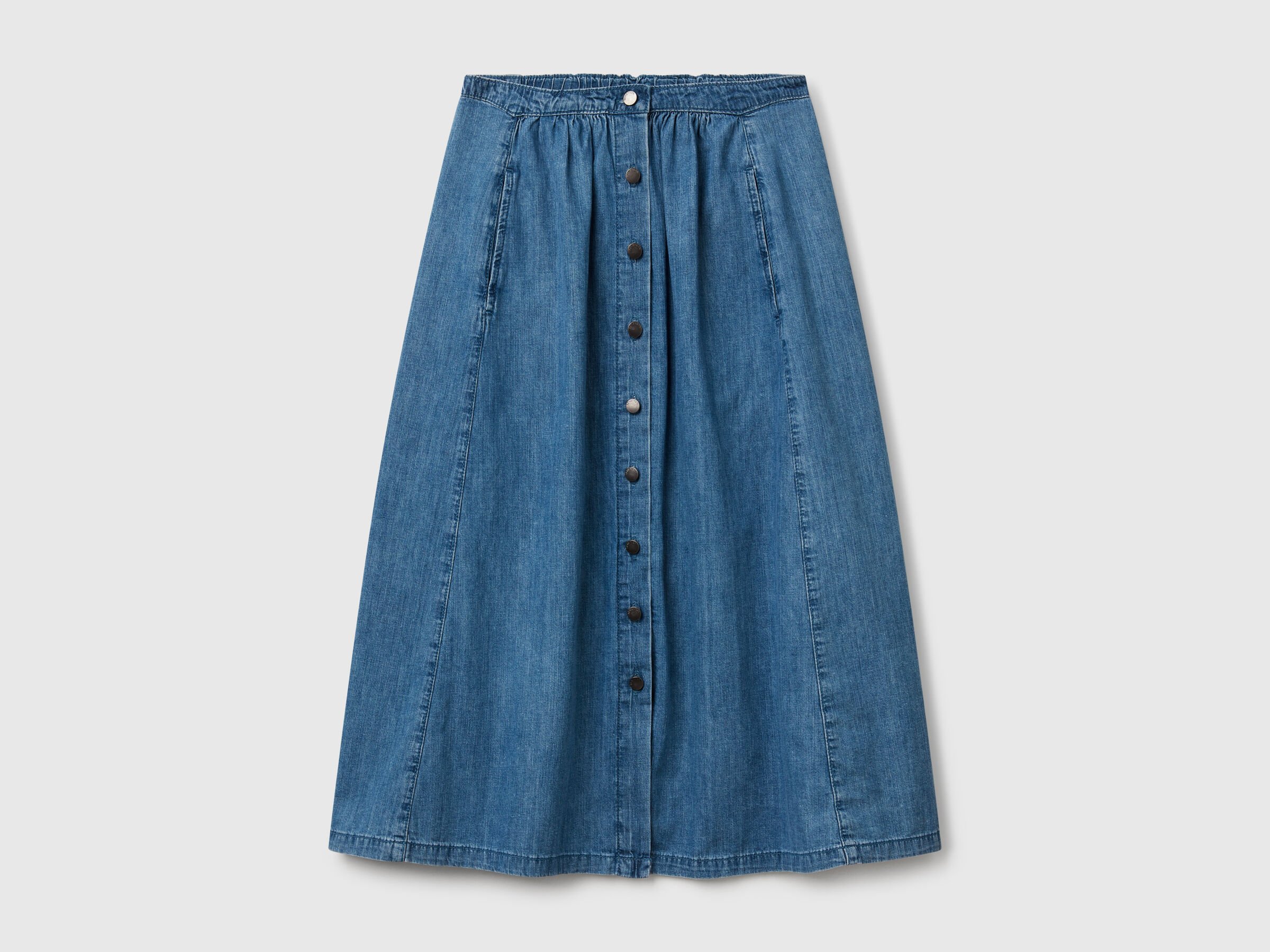 Jupe en jean avec boutons – Image 3