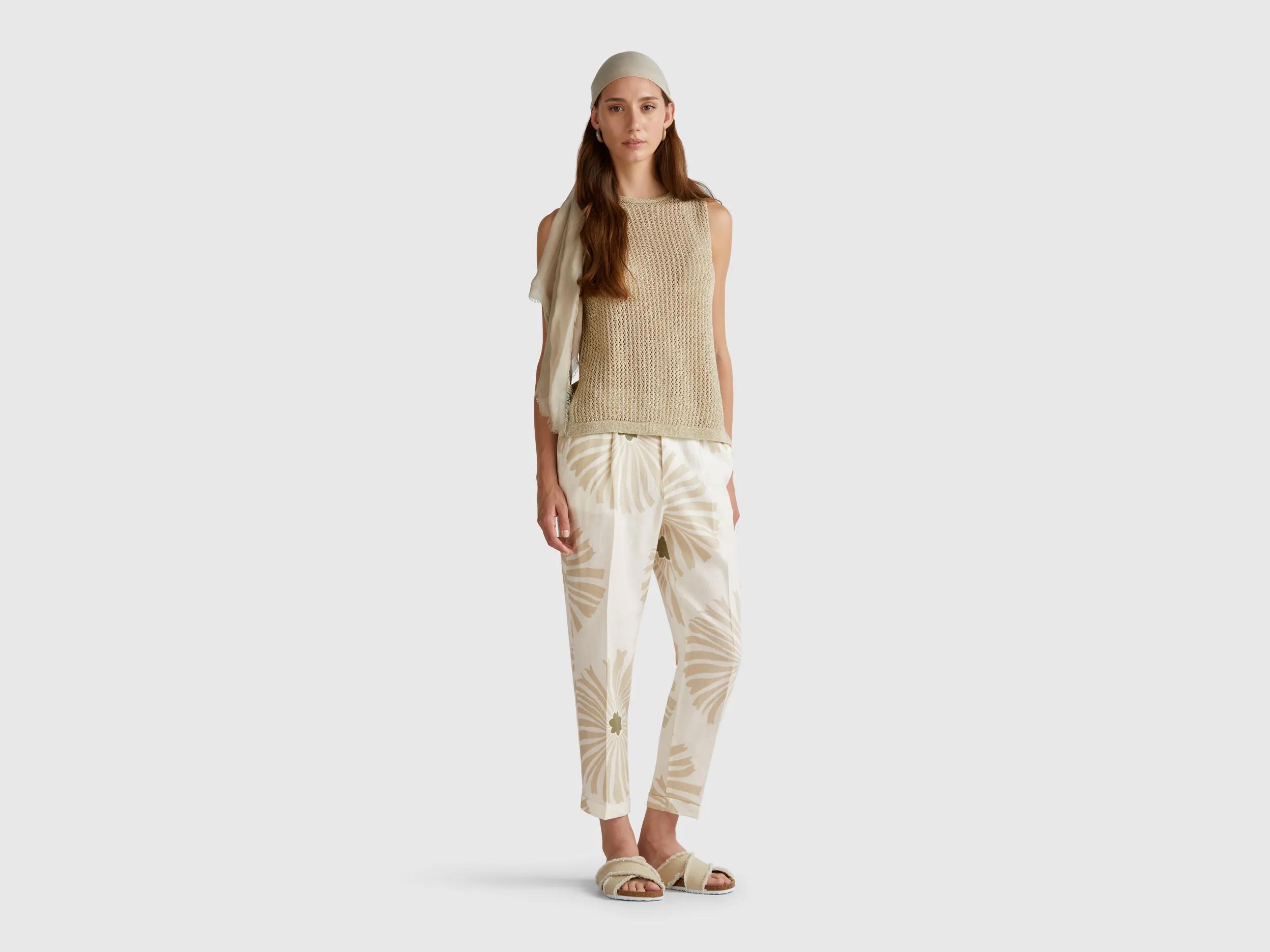 Pantalon en lin imprimé – Image 5