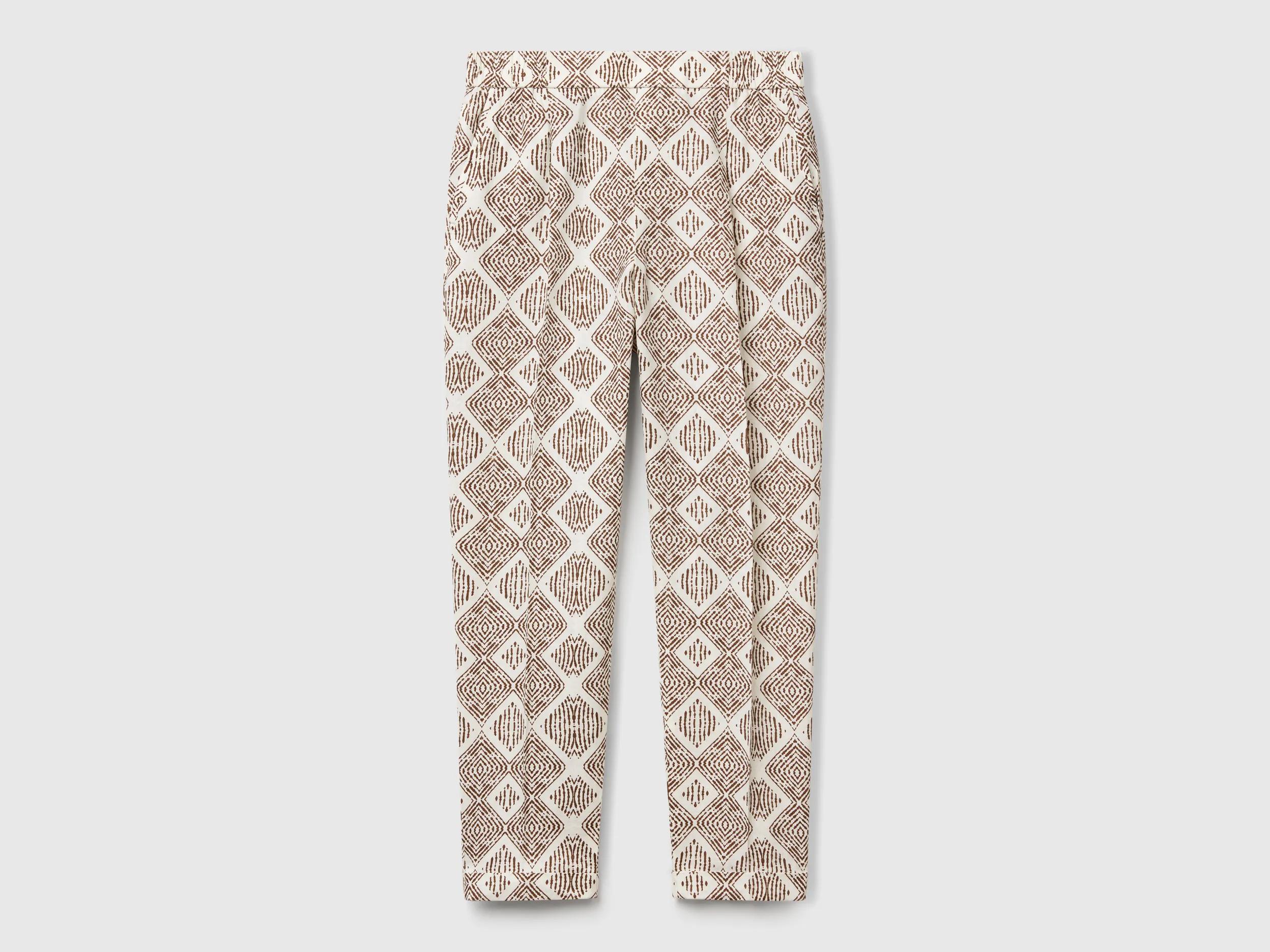 Pantalon en lin imprimé – Image 2