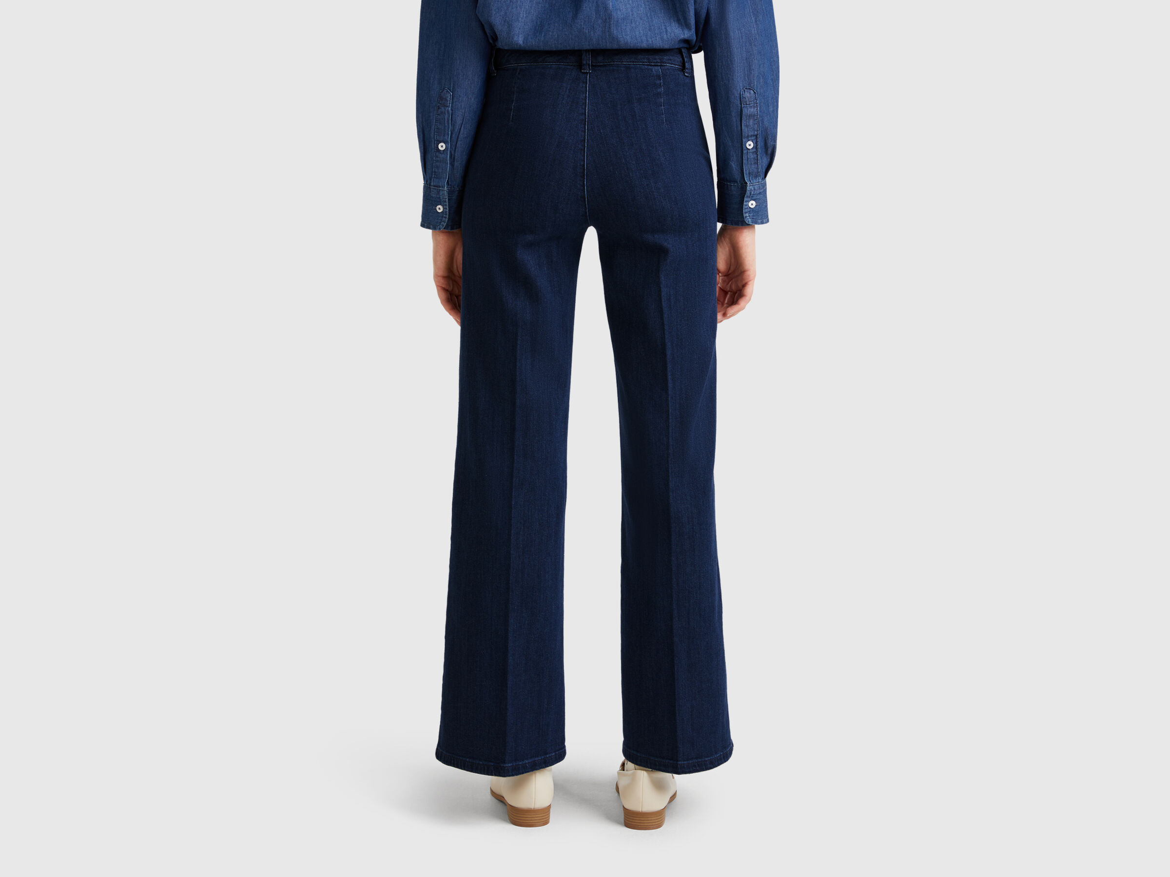 Jean évasé avec zip – Image 2