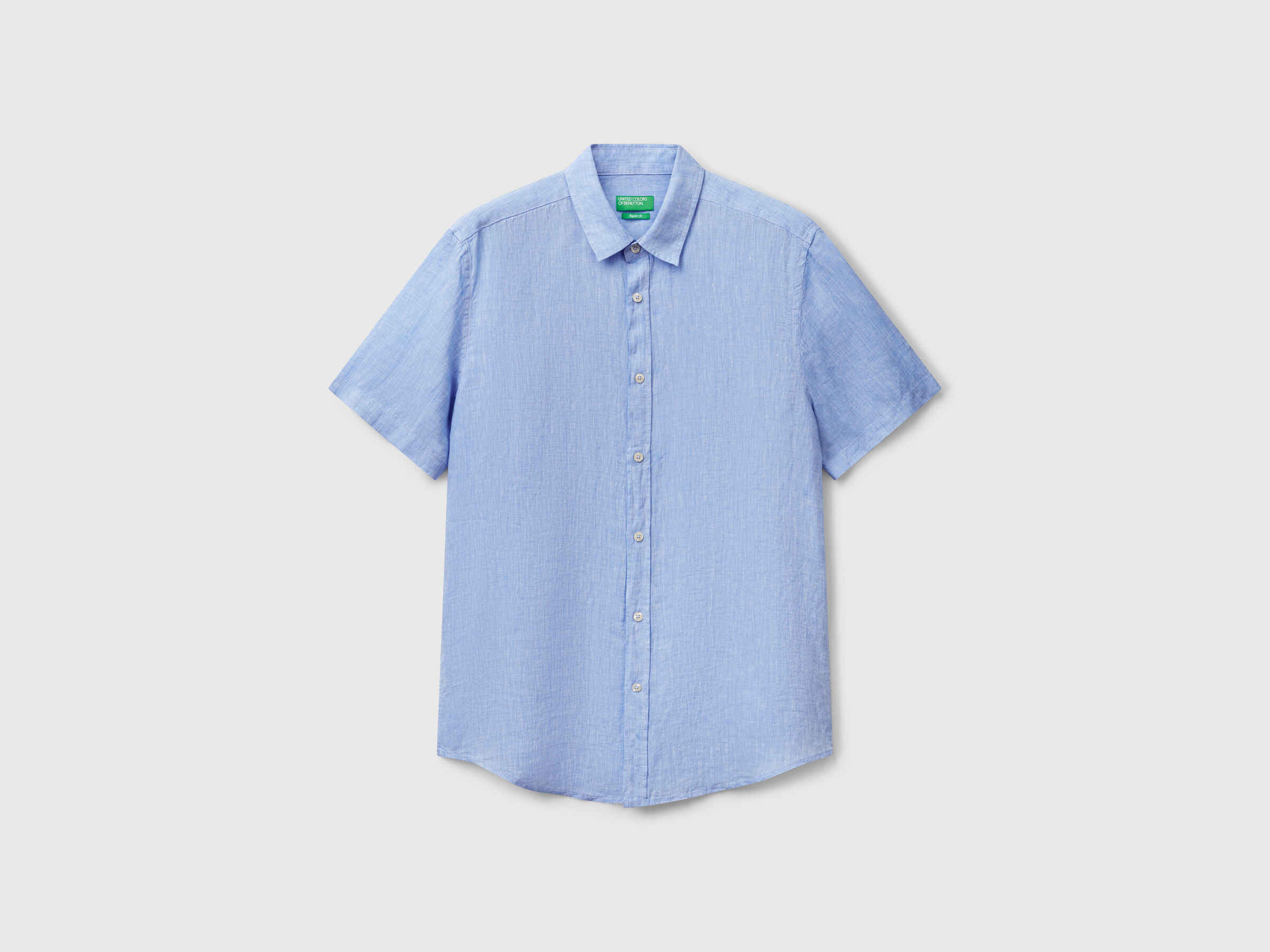 Chemise à manches courtes en pur lin – Image 3