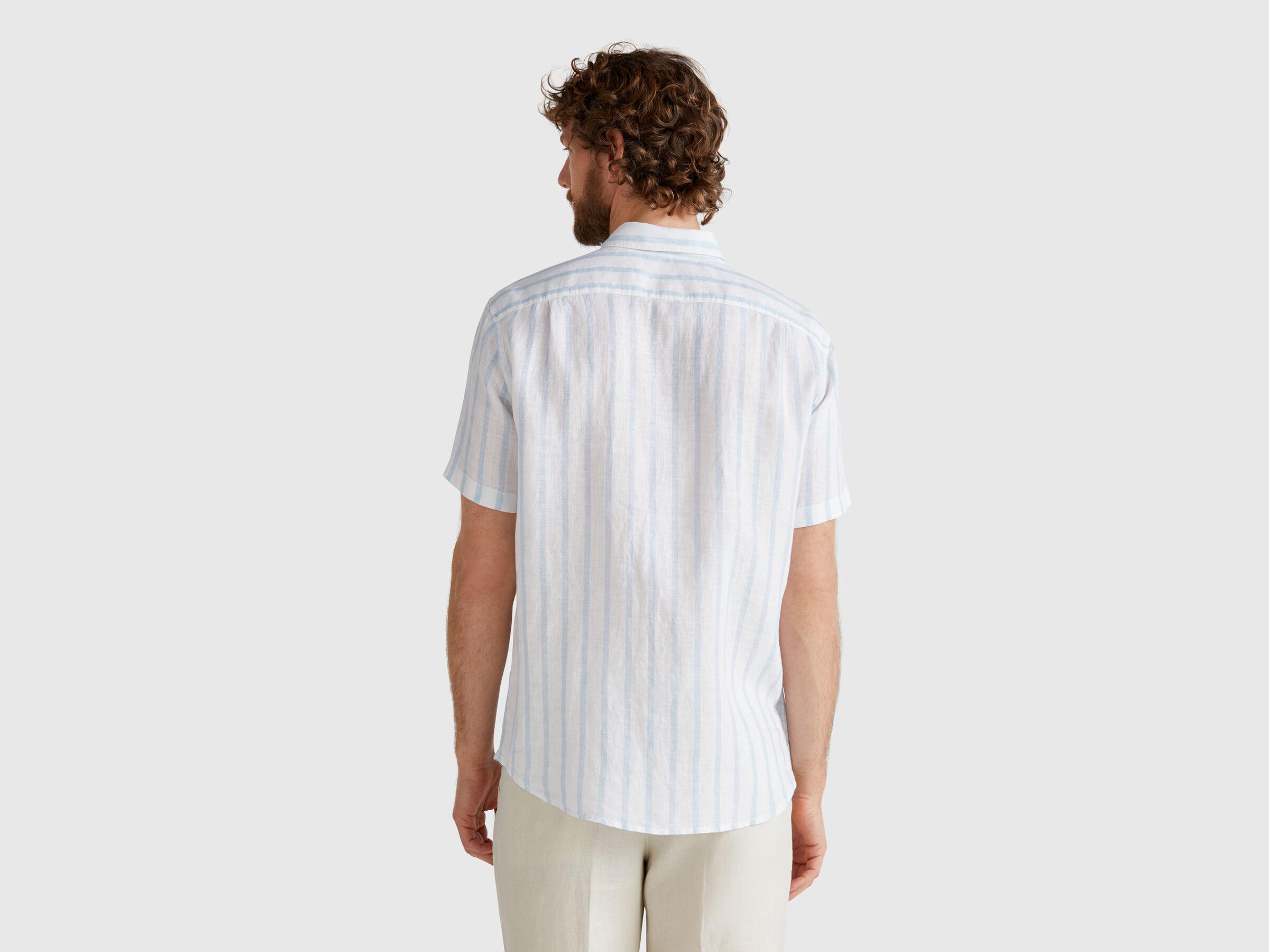 Chemise à manches courtes en pur lin – Image 2